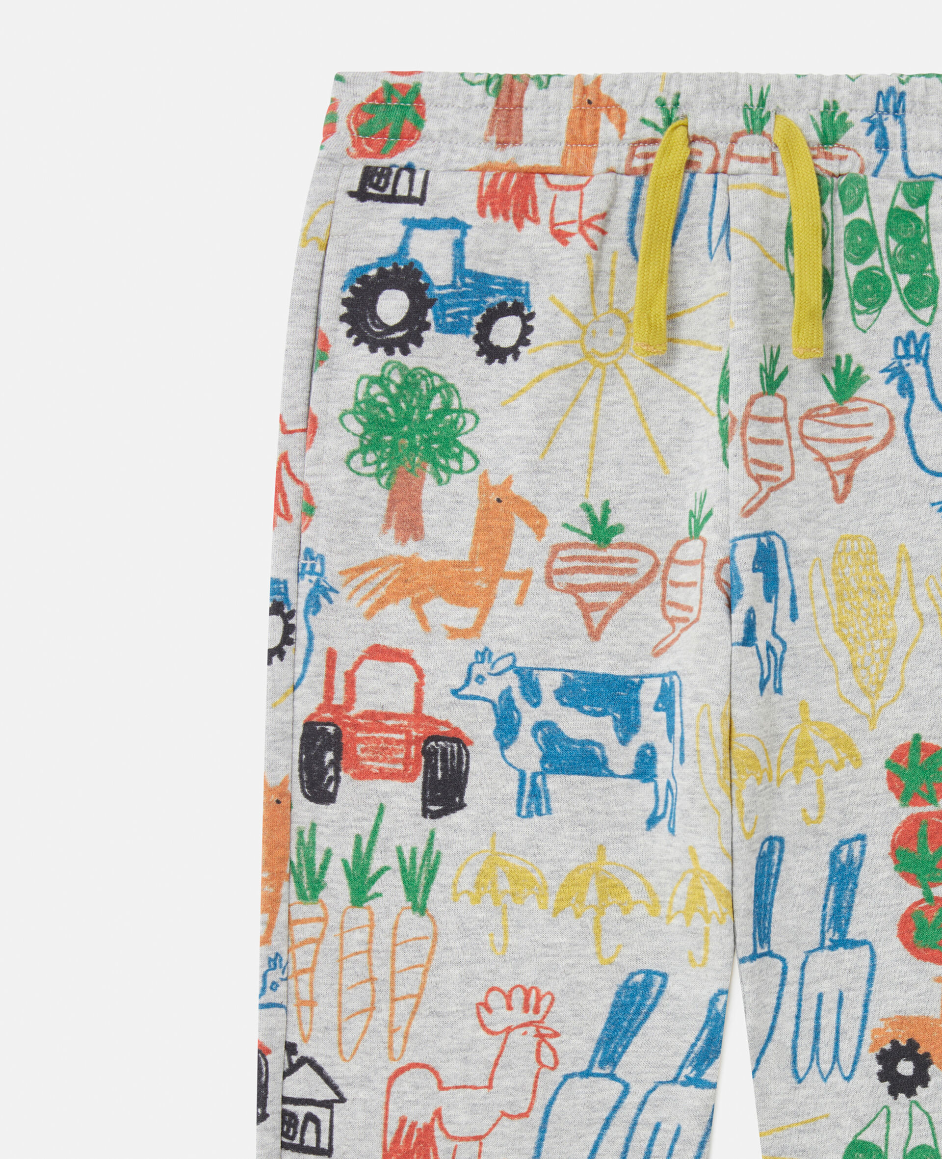 Farmyard Print Joggers-Multicolour-large Farmyard Print Joggers-Multicolour-large image number 1