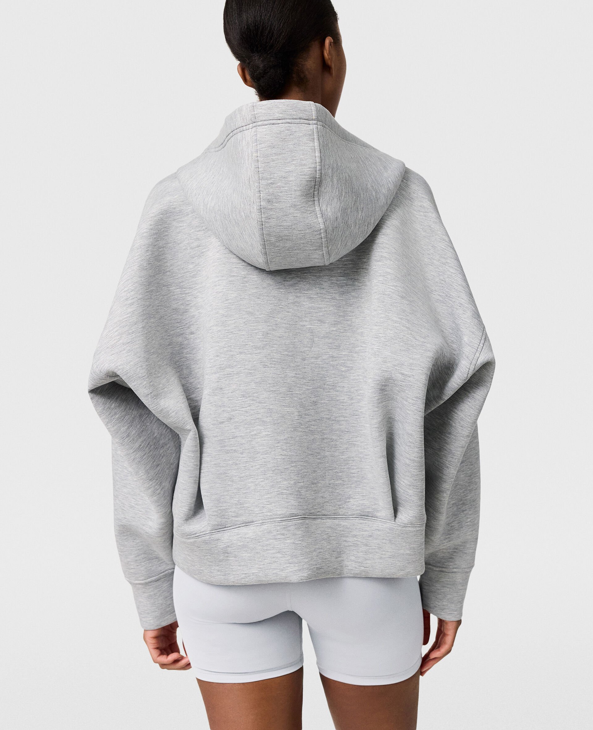 Logo Scuba Hoodie-Grey-large image number 4