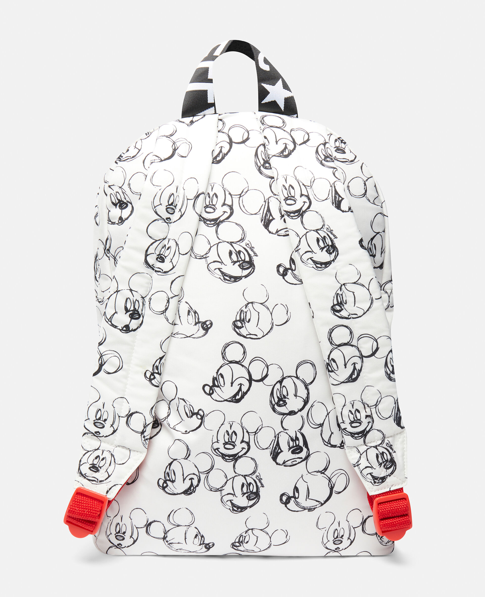 Fantasia Mickey Print Backpack-White-large image number 2