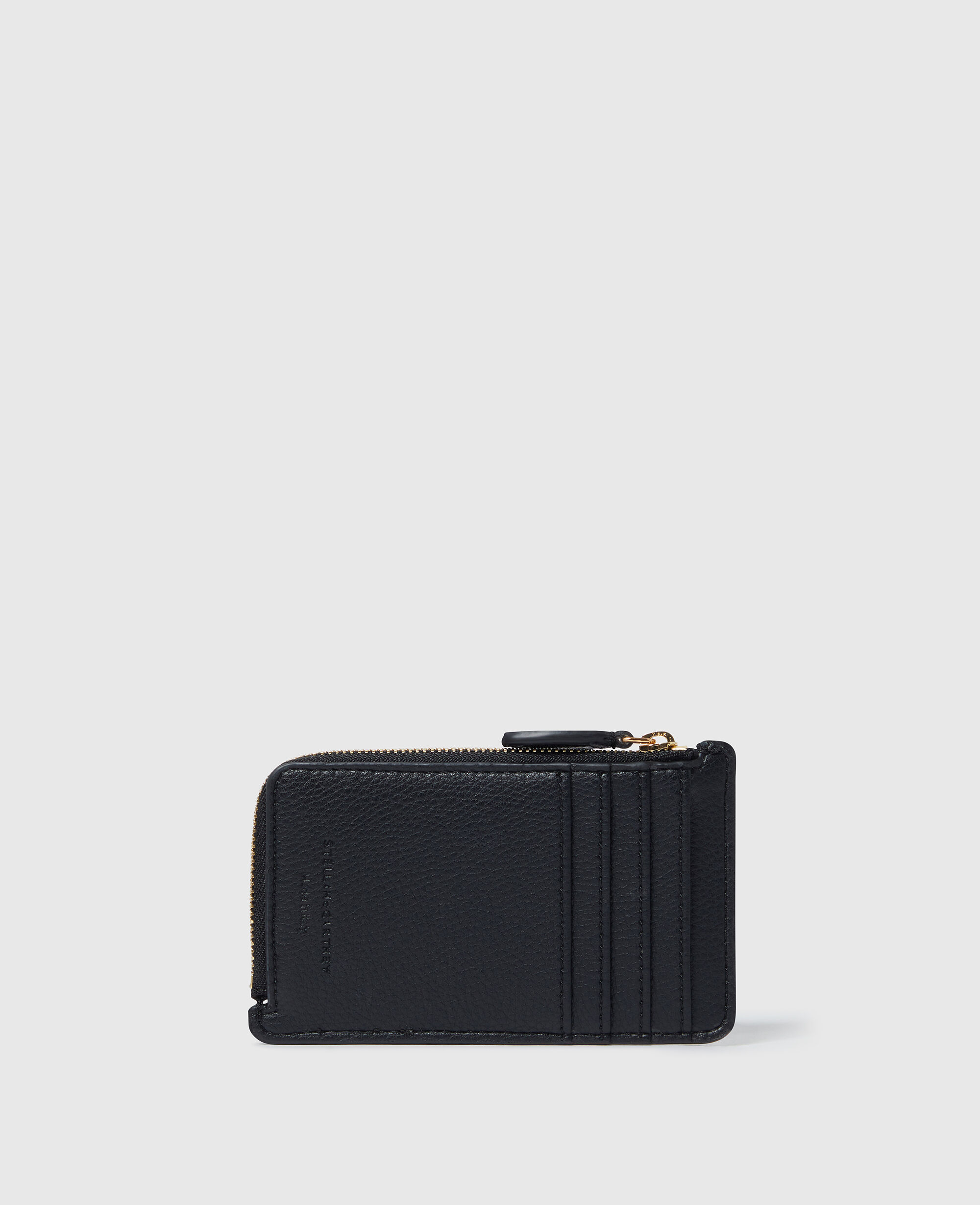 Women Black Ryder Zip Cardholder | Stella McCartney US