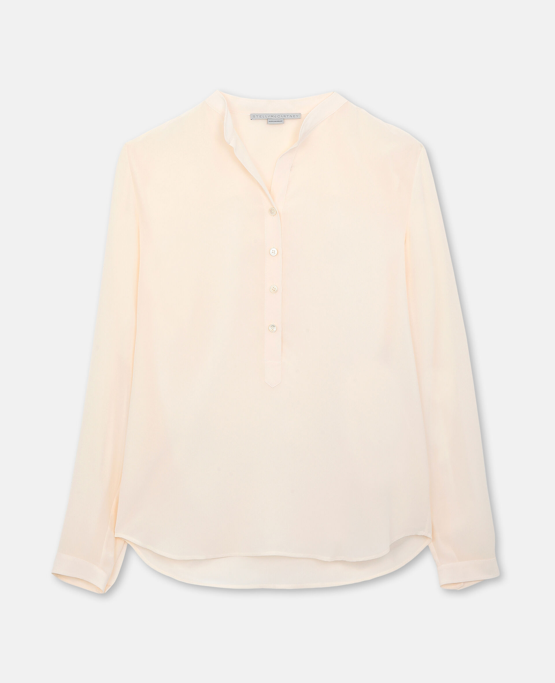 Eva Silk Shirt-Blue-large image number 0
