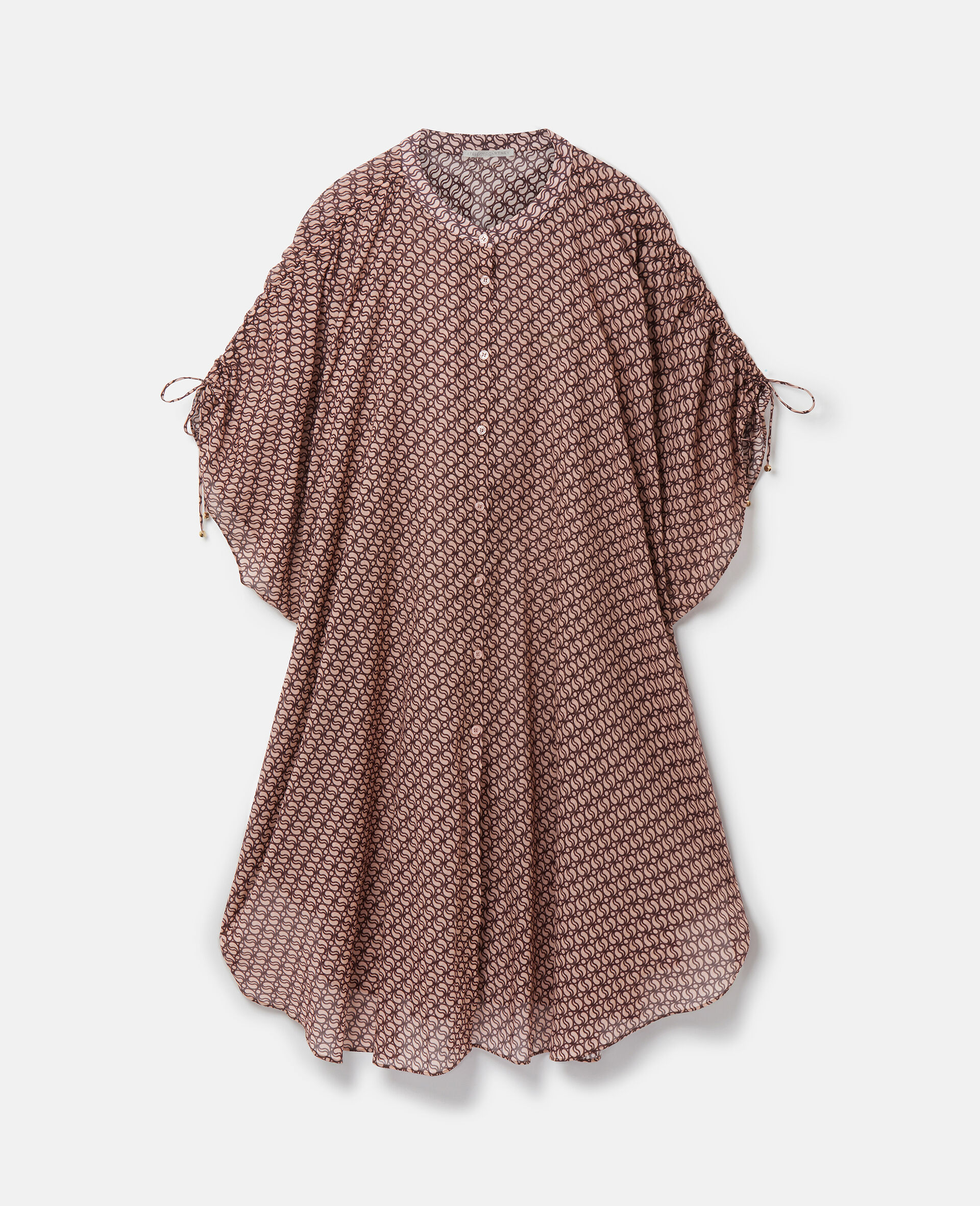 S-Wave Print Kaftan-Multicolour-large image number 0