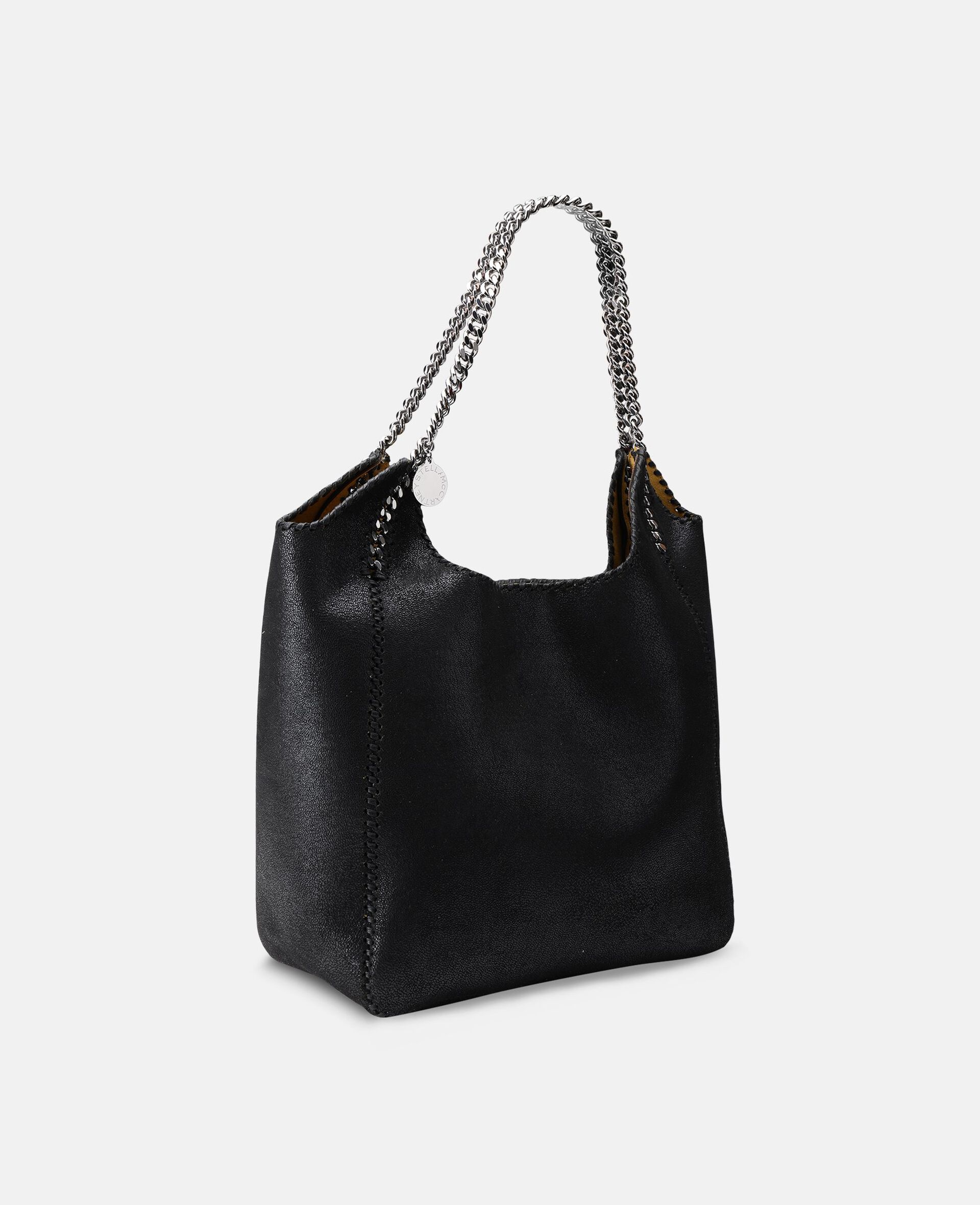Large Falabella Tote Bag-Black-large image number 1