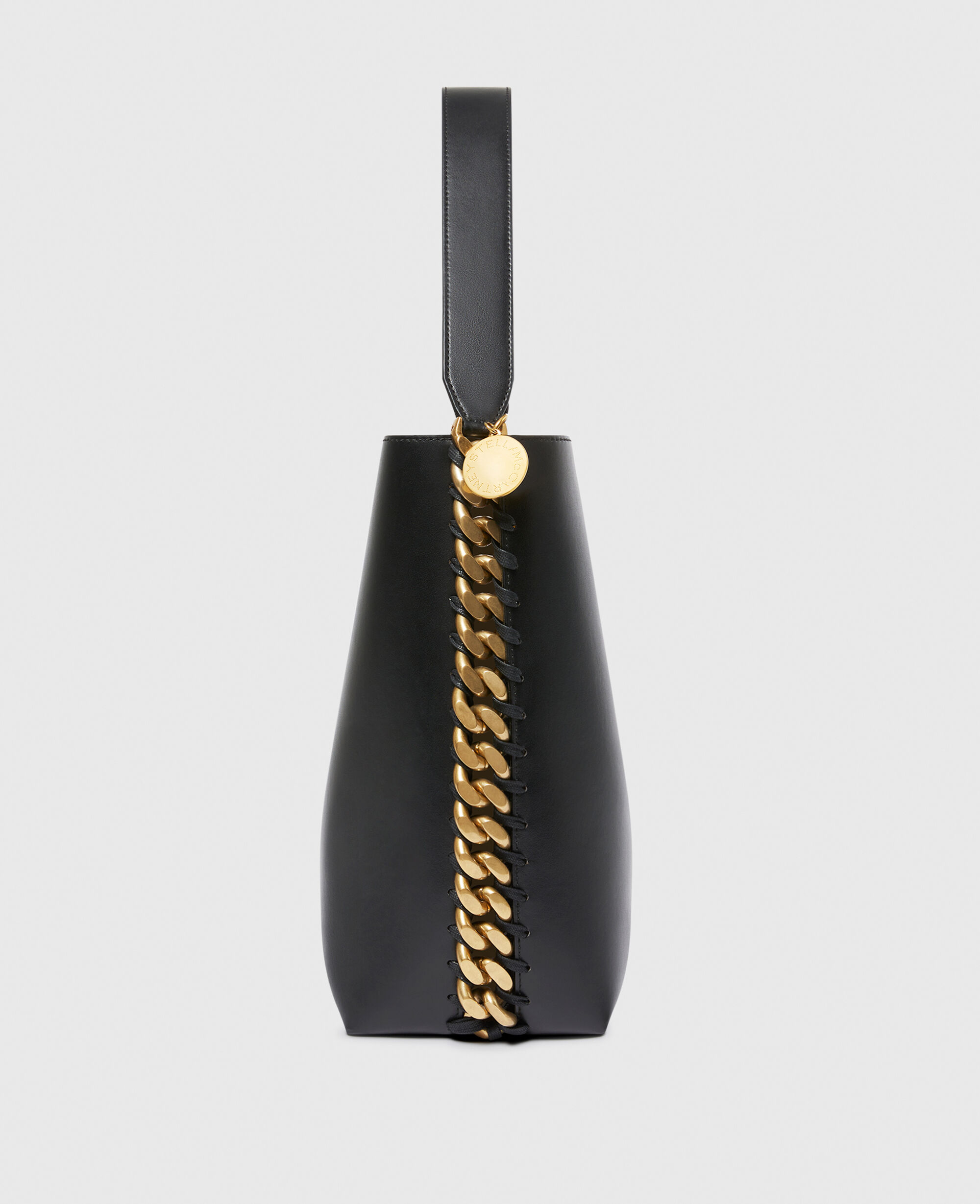 Women Black Frayme Tote Bag | Stella McCartney US