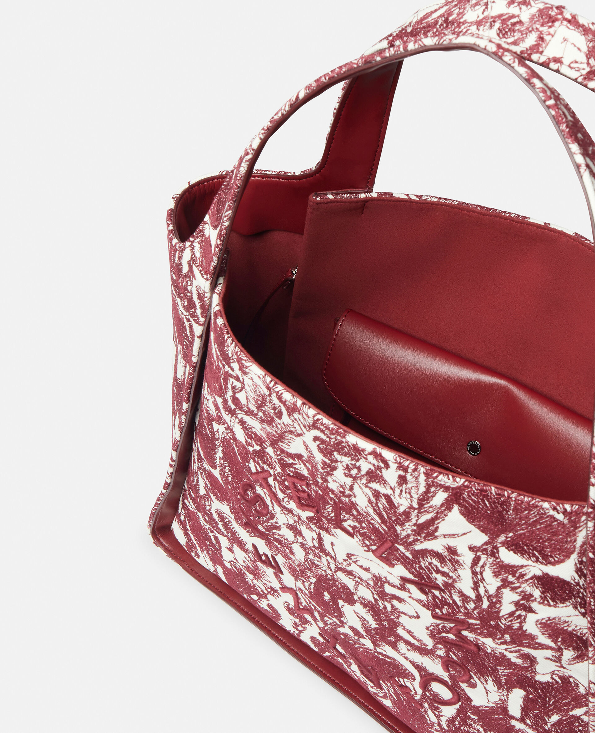 Logo Fungi Forest Toile de Jouy Tote Bag-Multicolour-large image number 3