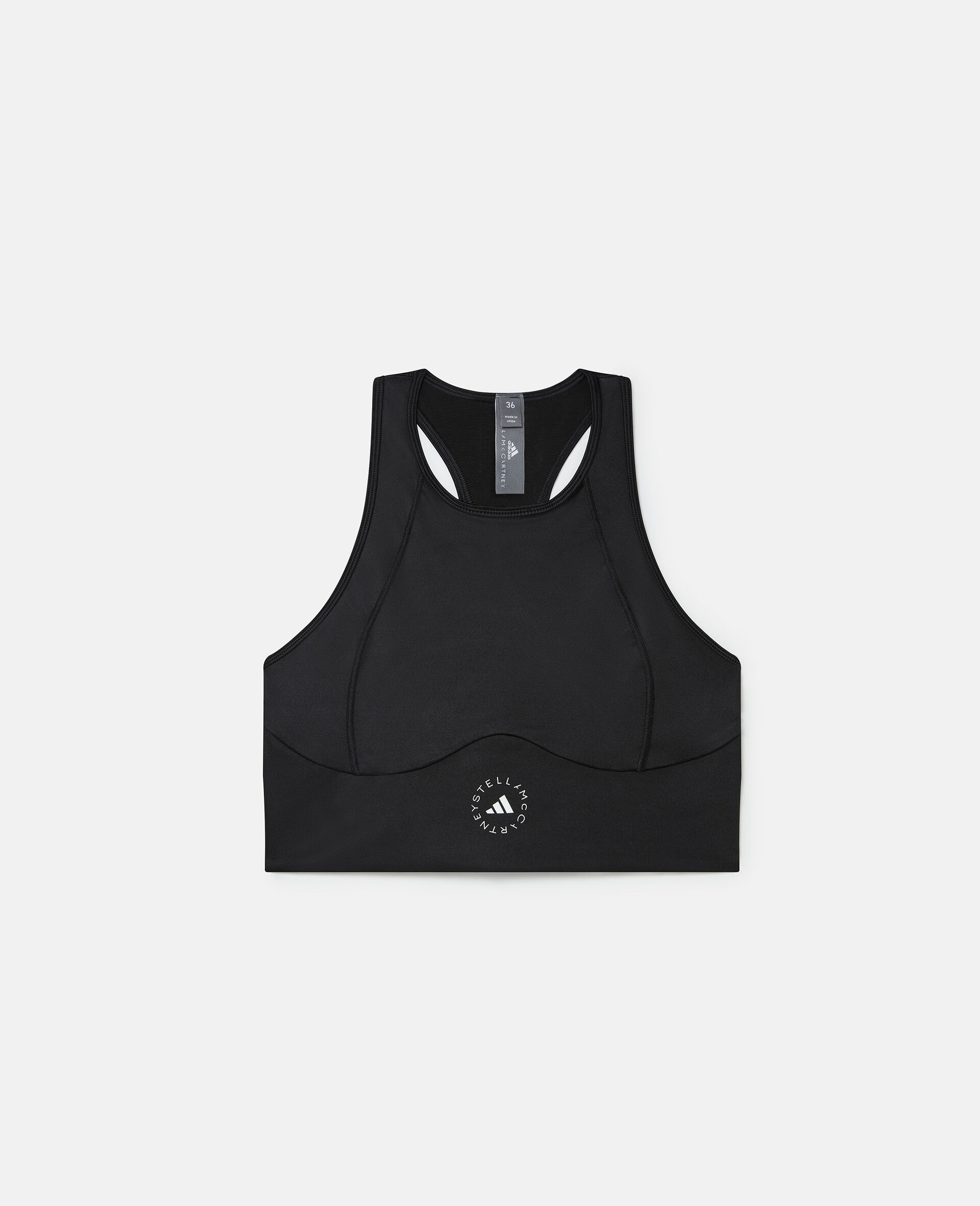 TruePurpose High-Shine Training Crop Top-Black-large image number 0