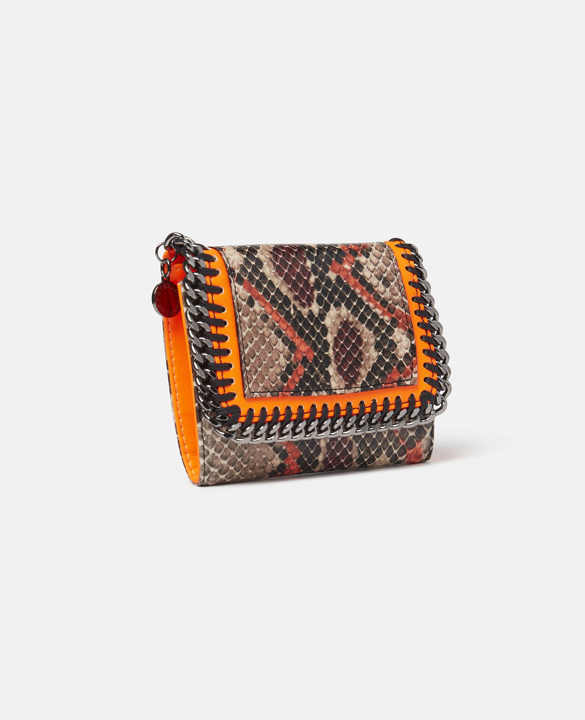 Falabella Small Flap Wallet-Orange-large image number 2