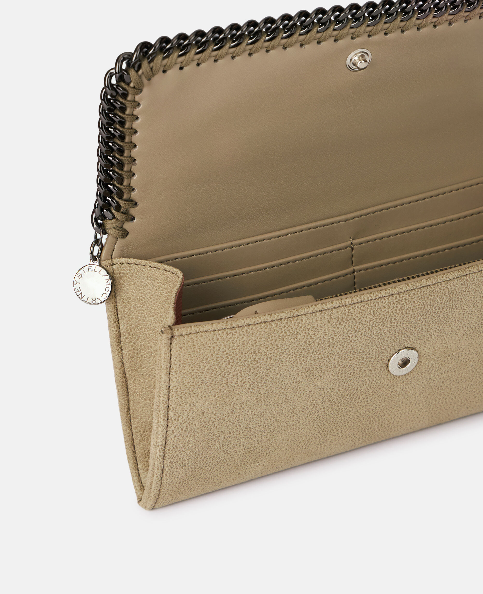 STELLA MCCARTNEY Falabella フラップコンチネンタル ウォレット Women BUTTER CREAM ファラベラ フラップコンチネンタル