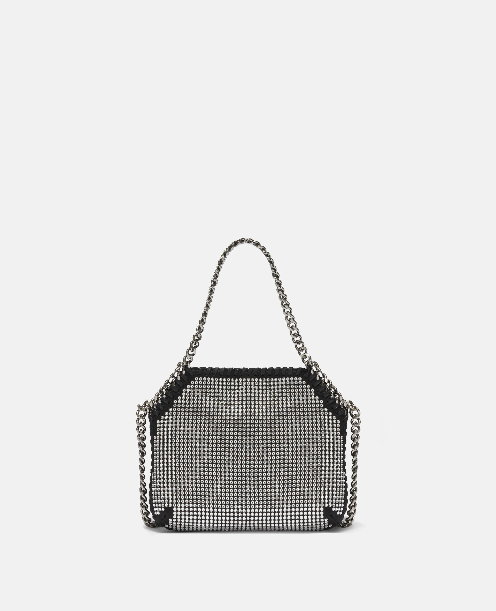 Falabella Crystal Mini Shoulder Bag-Black-large image number 2