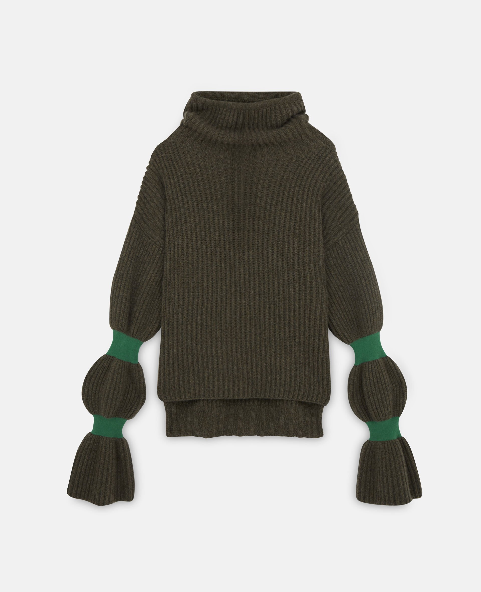 Soft Volume Sweater-Green-large