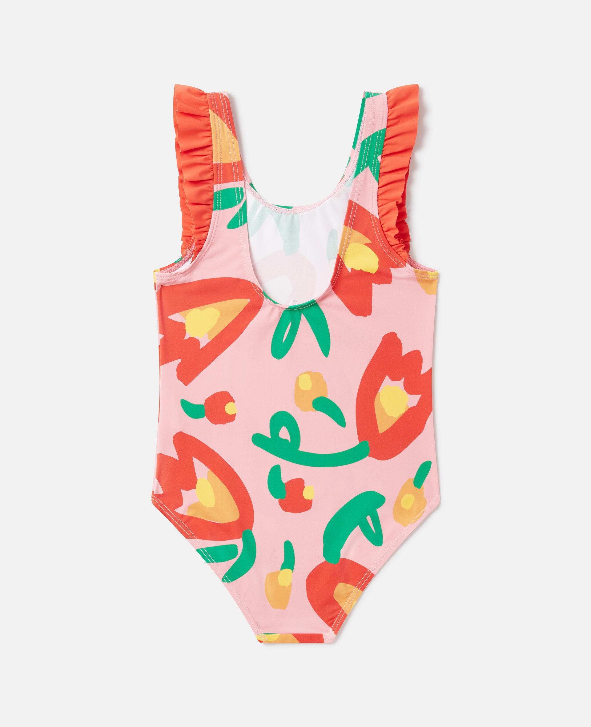 Floral Print Swimsuit-Pink-large image number 2