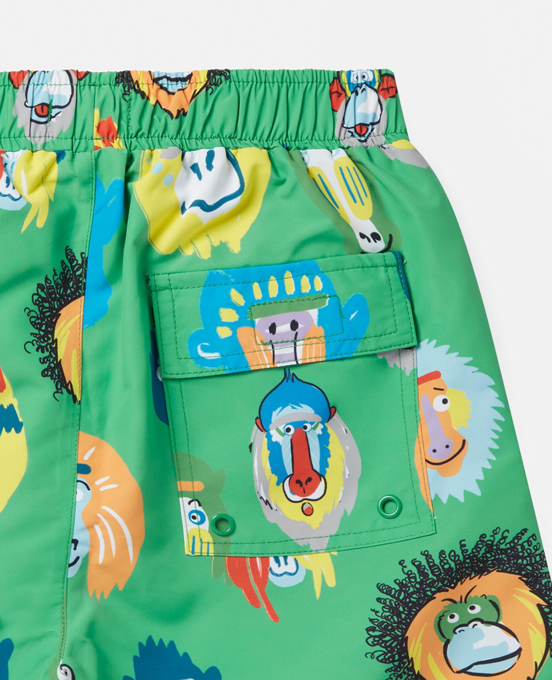 Monkey Print Swim Shorts-Multicolour-large image number 3
