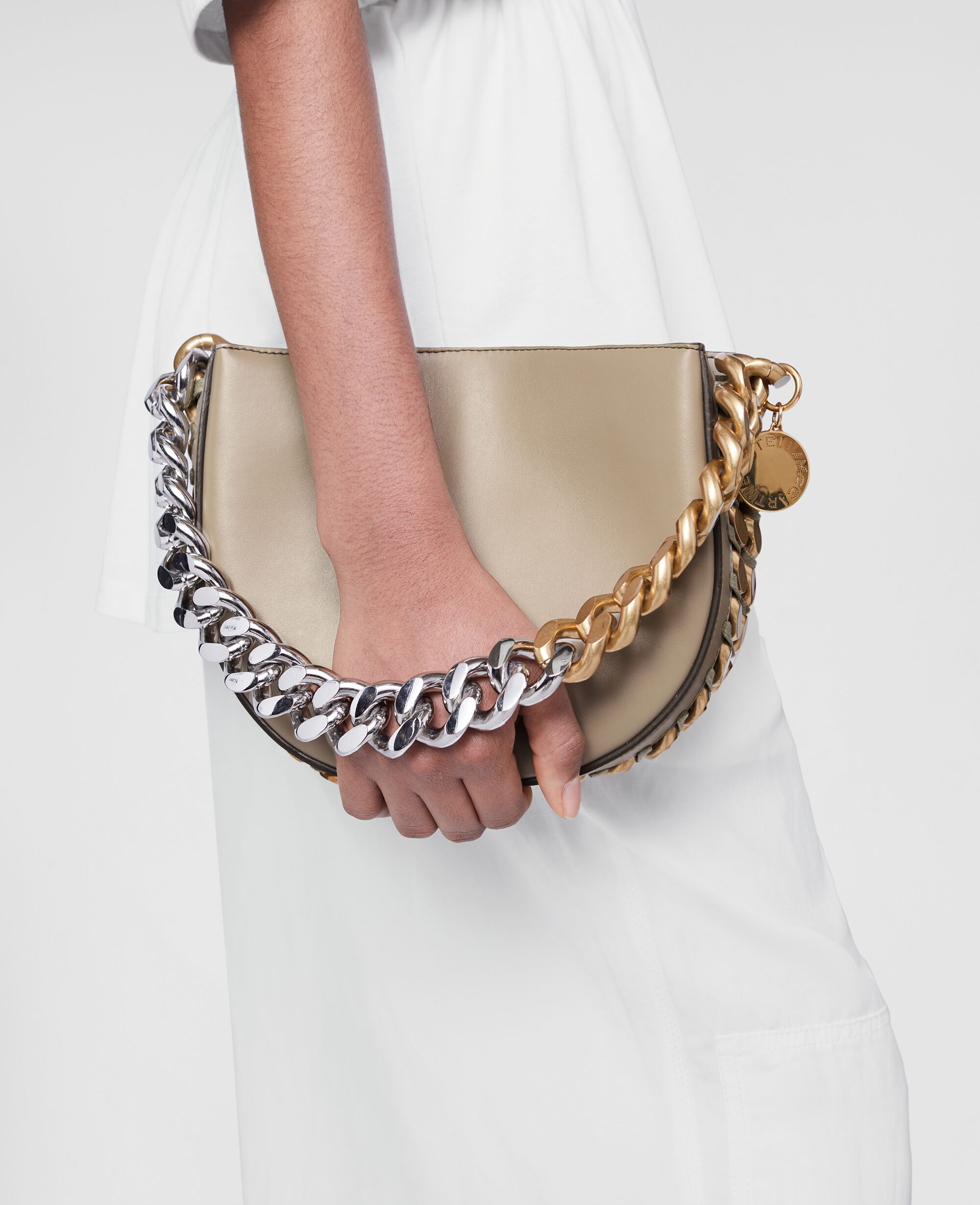 Women Bamboo Frayme Small Shoulder Bag | Stella McCartney US