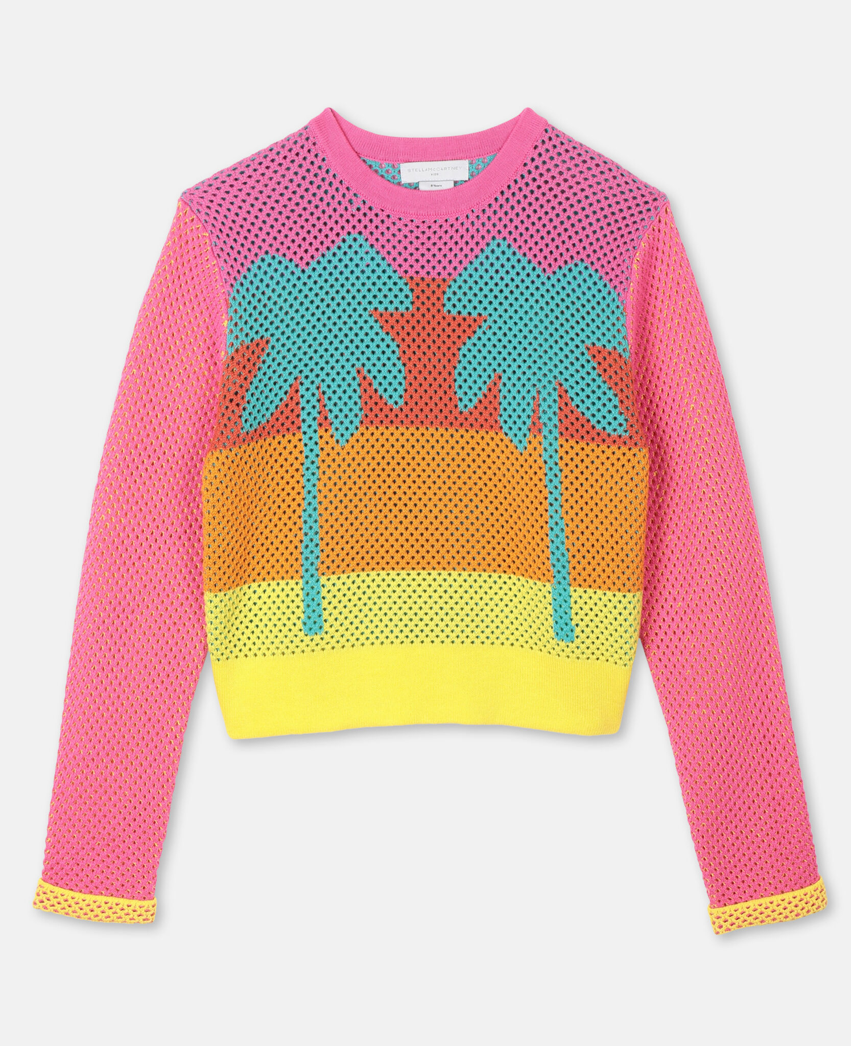 mesh knit jumper