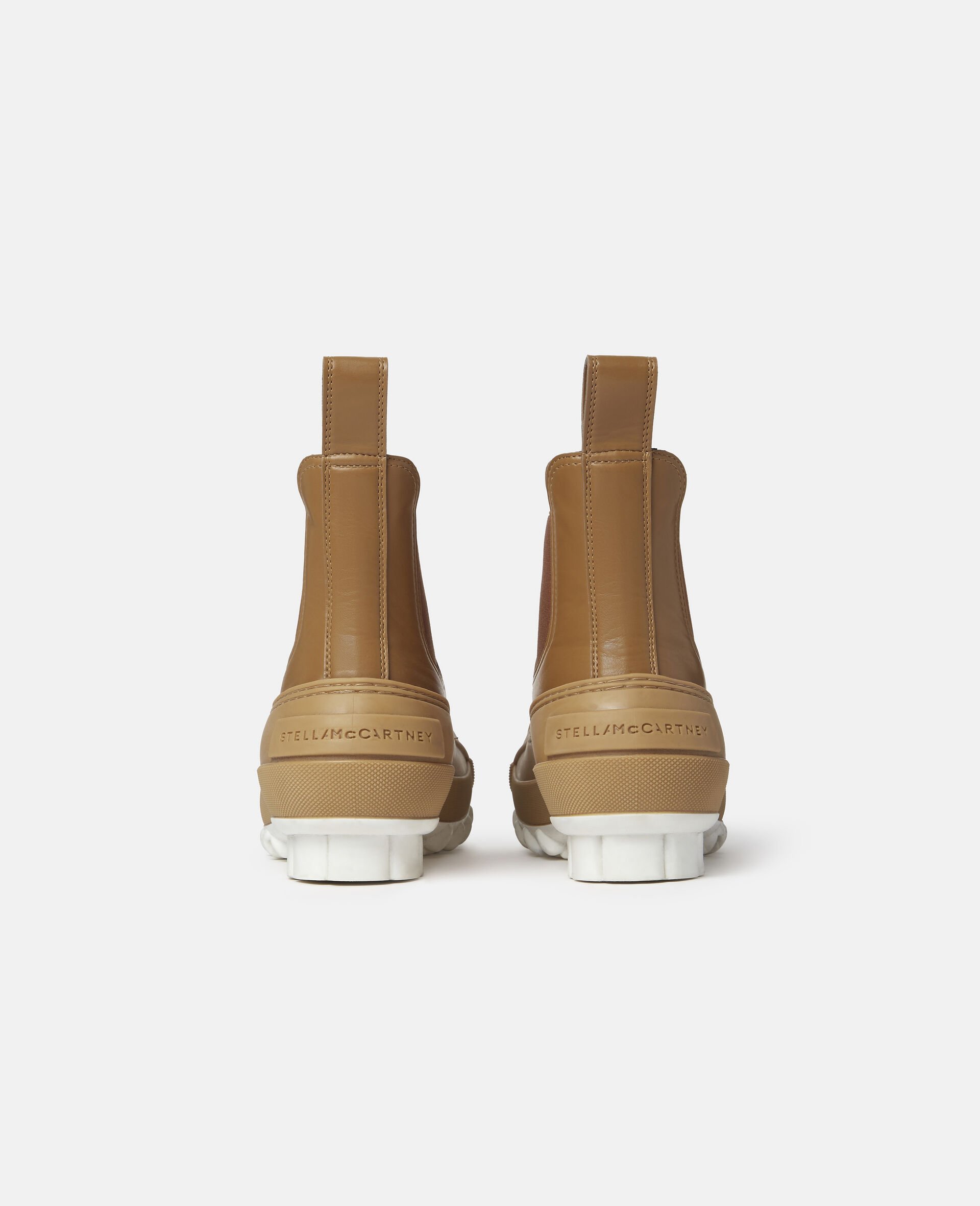 Chain Sole Chelsea Boots-Brown-large image number 2