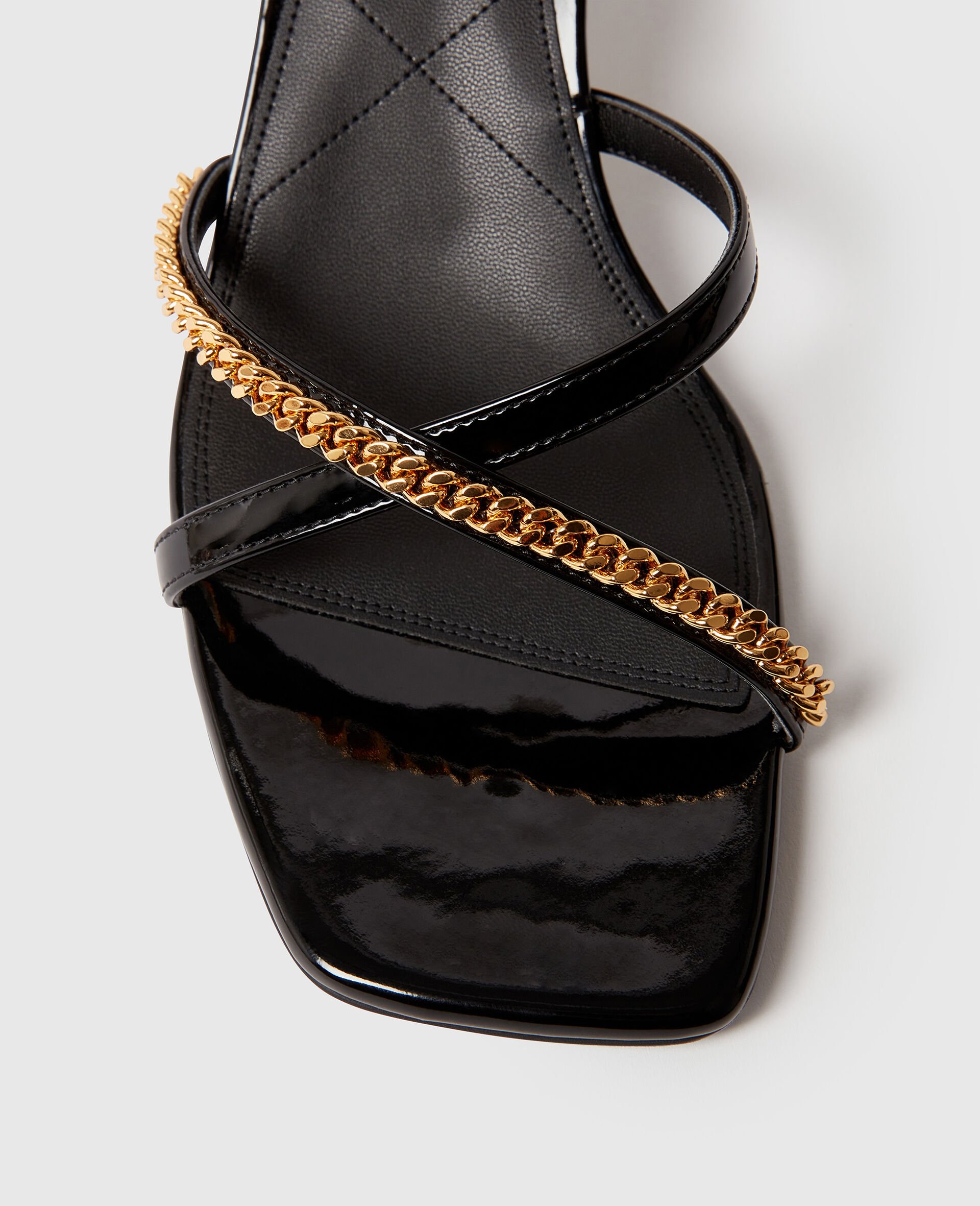 Elsa Patent Kitten Heels-Noir-large image number 4