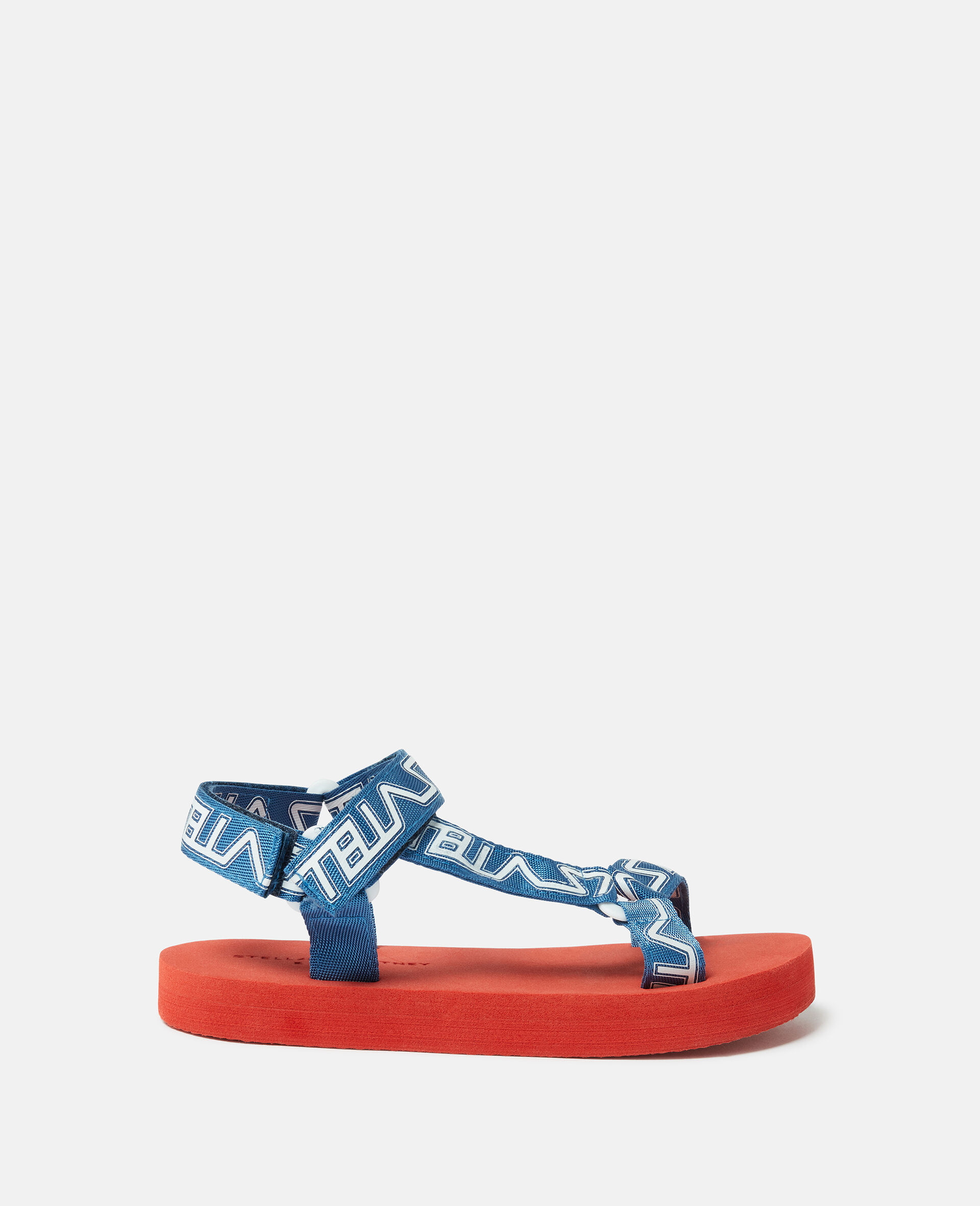Moniker Print Sandals-Red-large image number 0