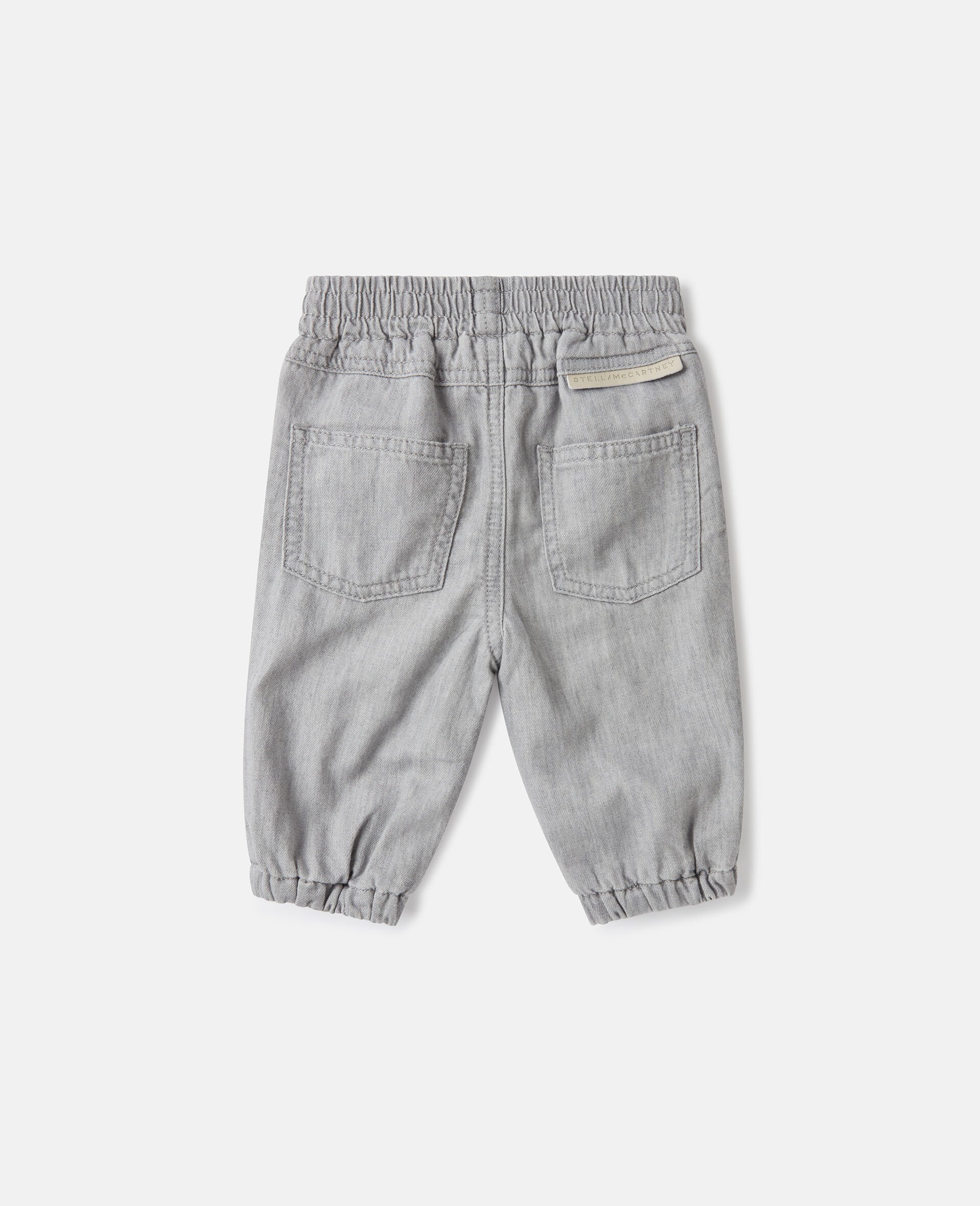 Squirrel Graphic  Denim Jeans-Grey-large image number 2