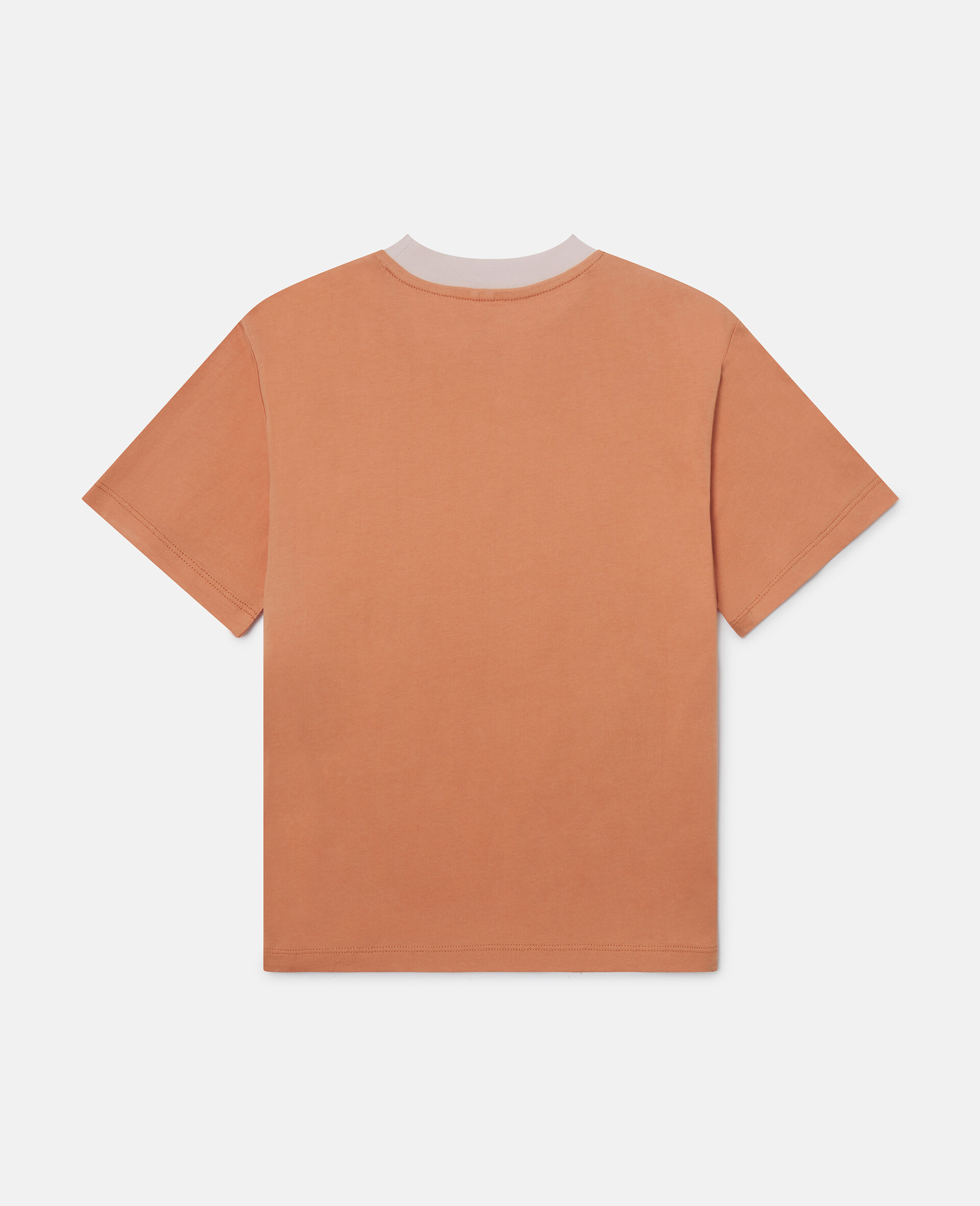 Dove Print T-Shirt-Orange-large image number 2