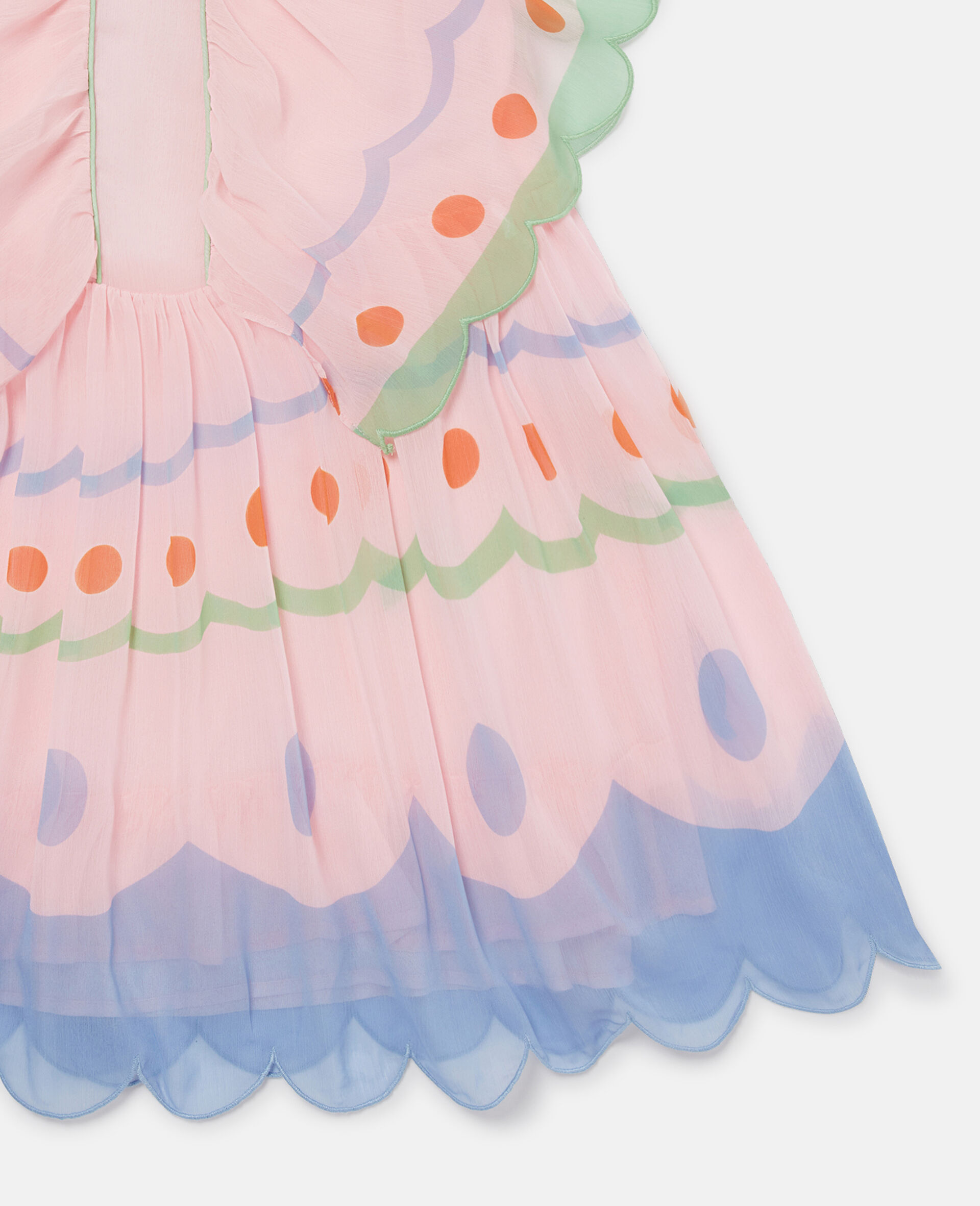 Butterfly Longsleeve Winged Dress-Pink-large image number 2