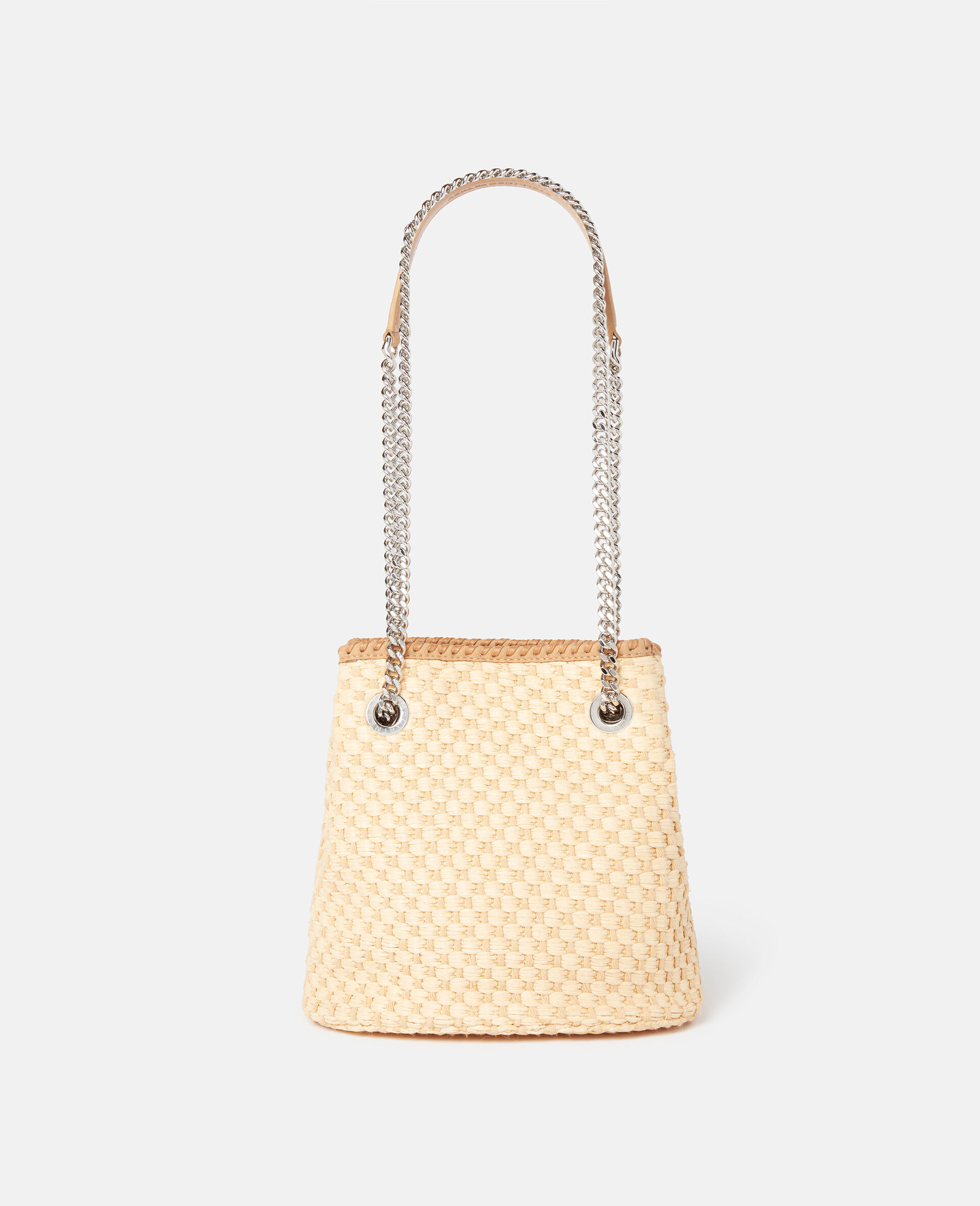 Sac seau Falabella tressé-Beige-large image number 3