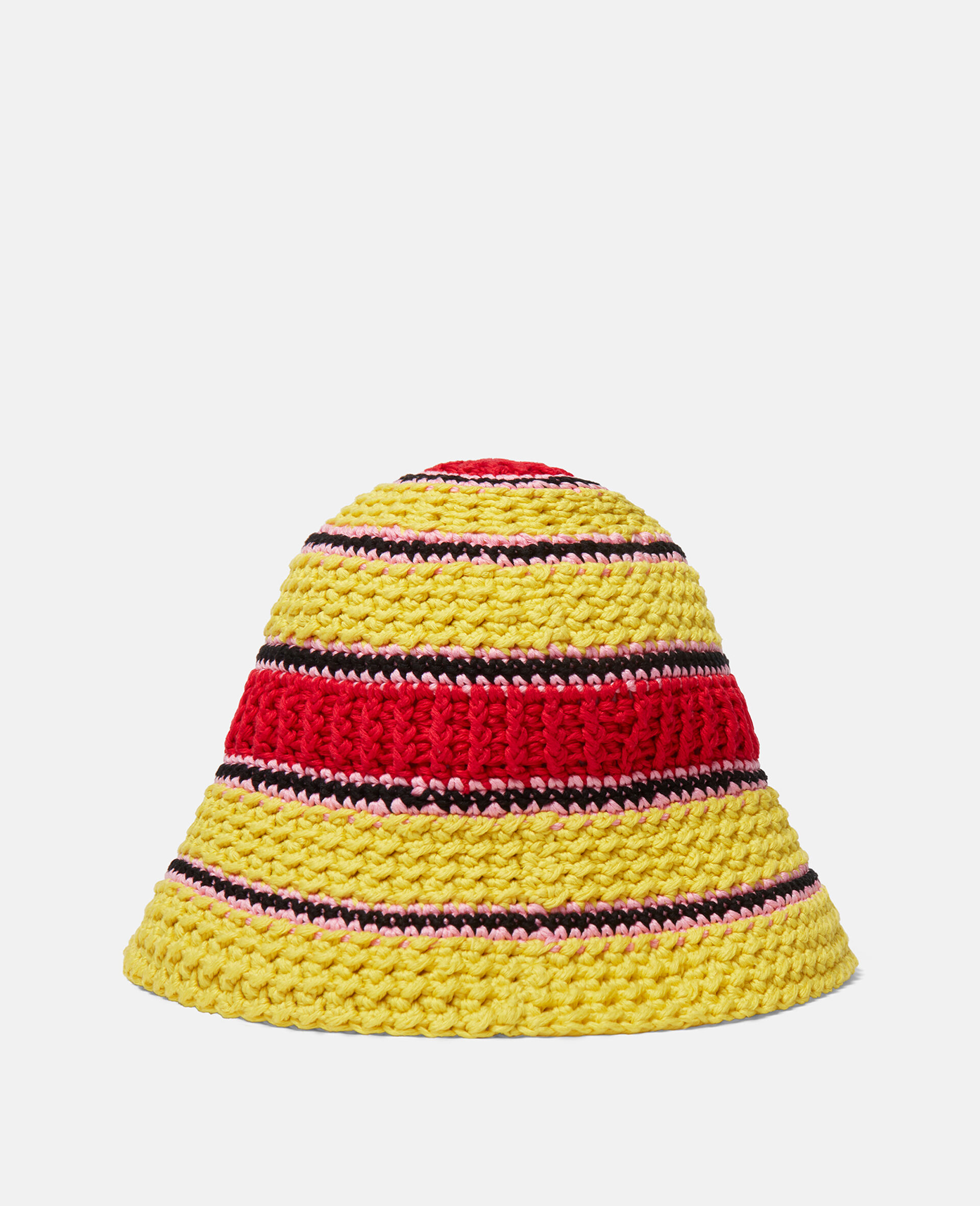 Logo Cotton Crochet Bucket Hat-Green-large image number 2
