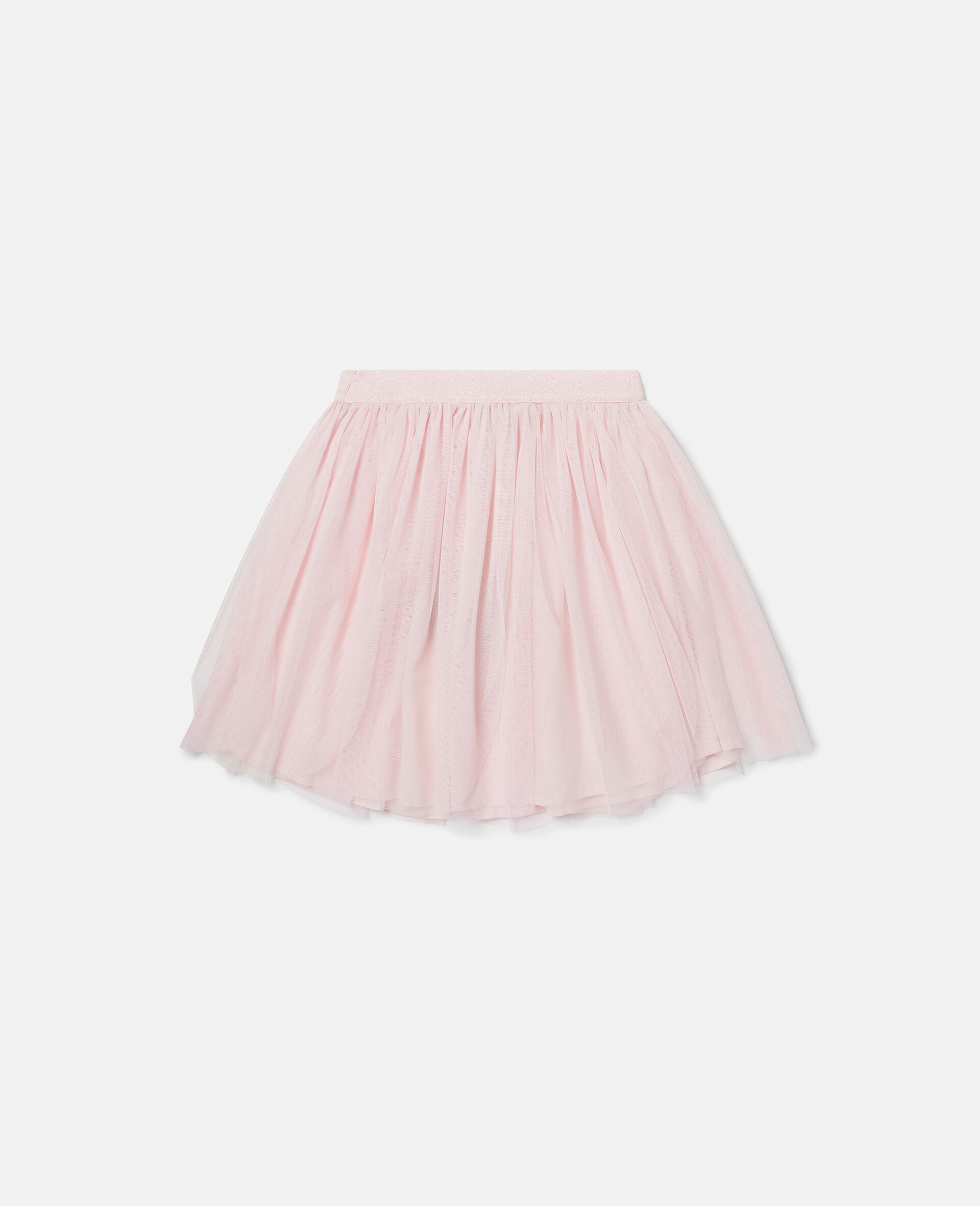 Elasticated Layered Tulle Skirt-Pink-large Elasticated Layered Tulle Skirt-Pink-large image number 2