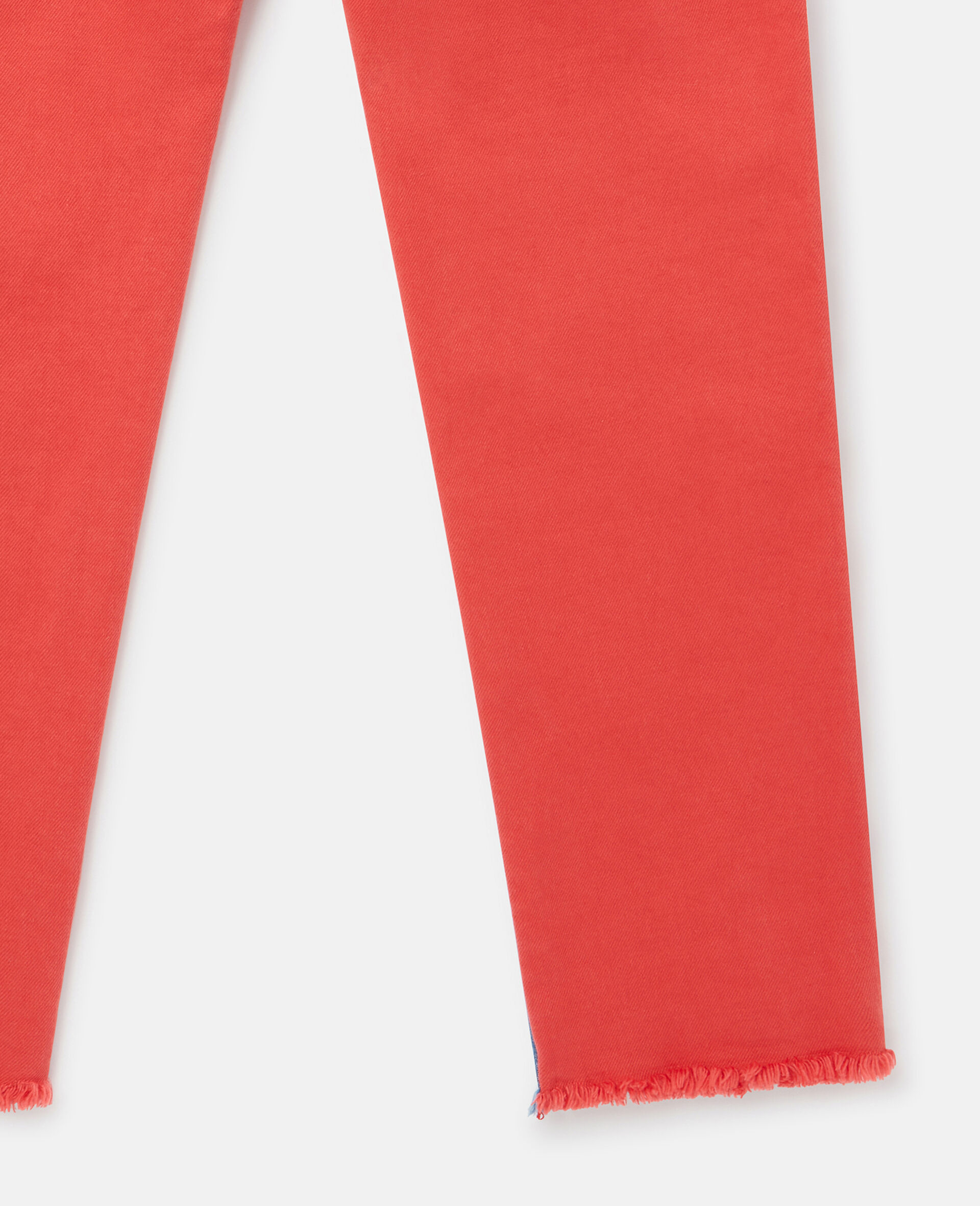 Logo Tape Skinny Jeans-Blue-large image number 3