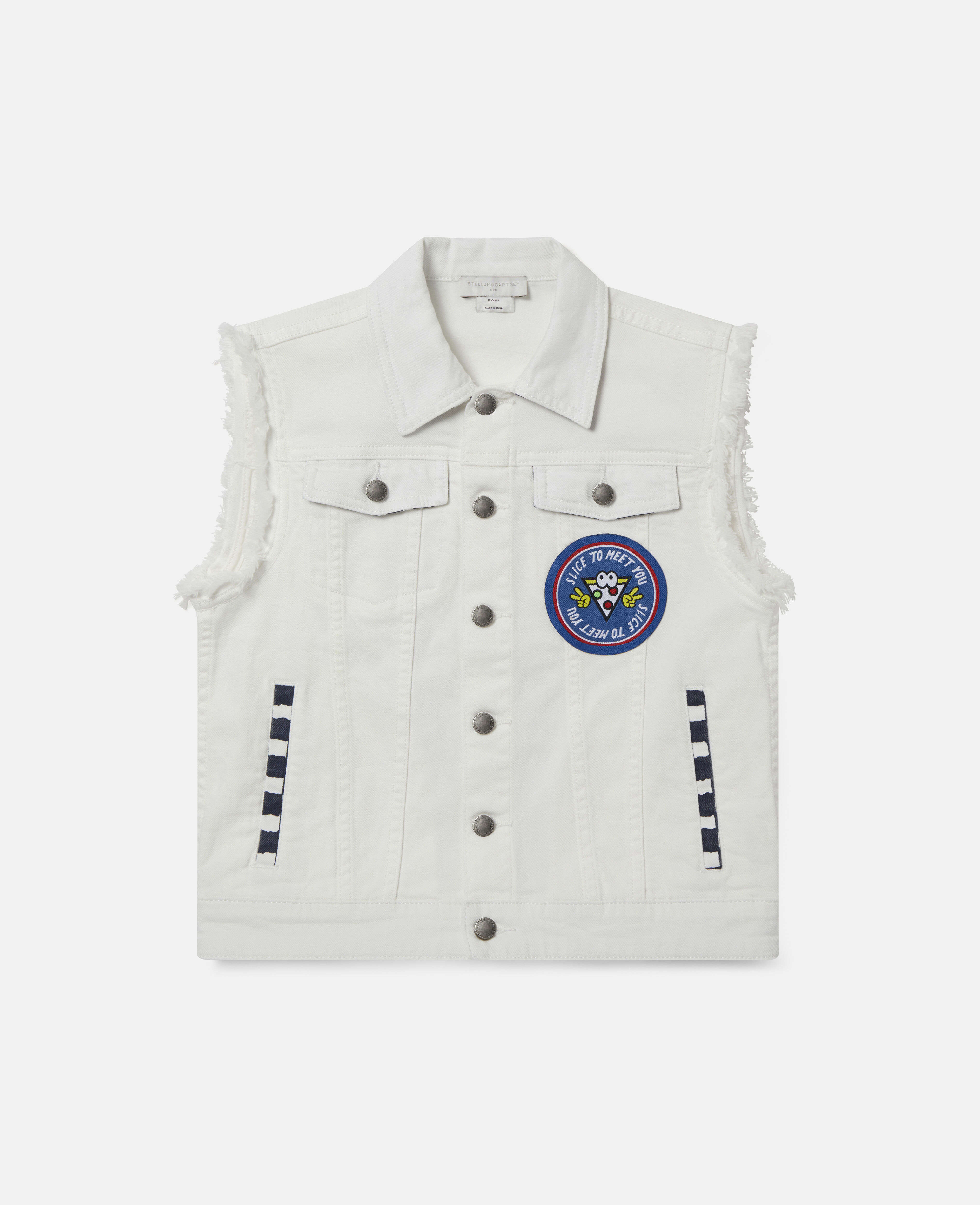 White denim gilet Outlet