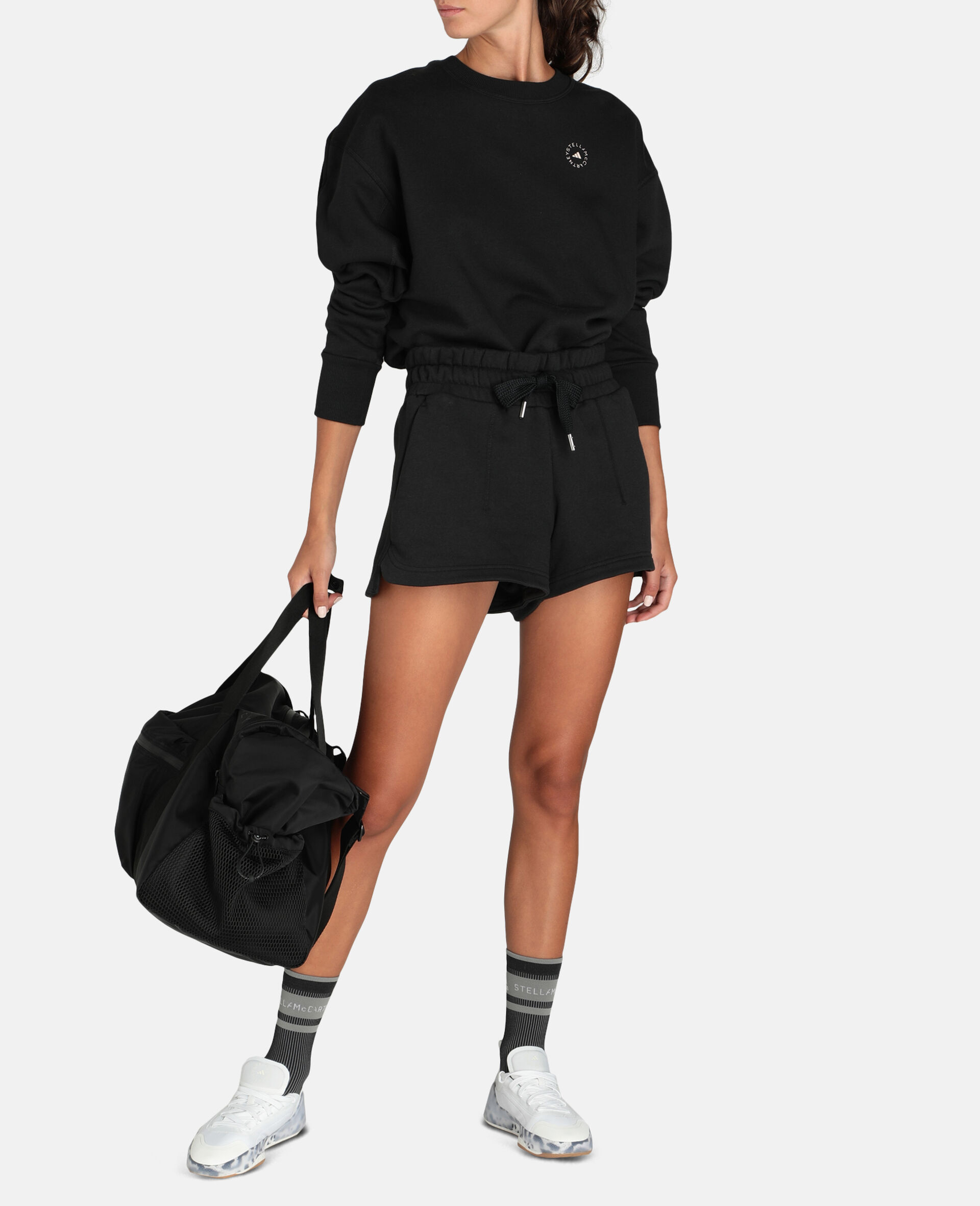 Women Black Black Training Sweatshirt Stella McCartney US