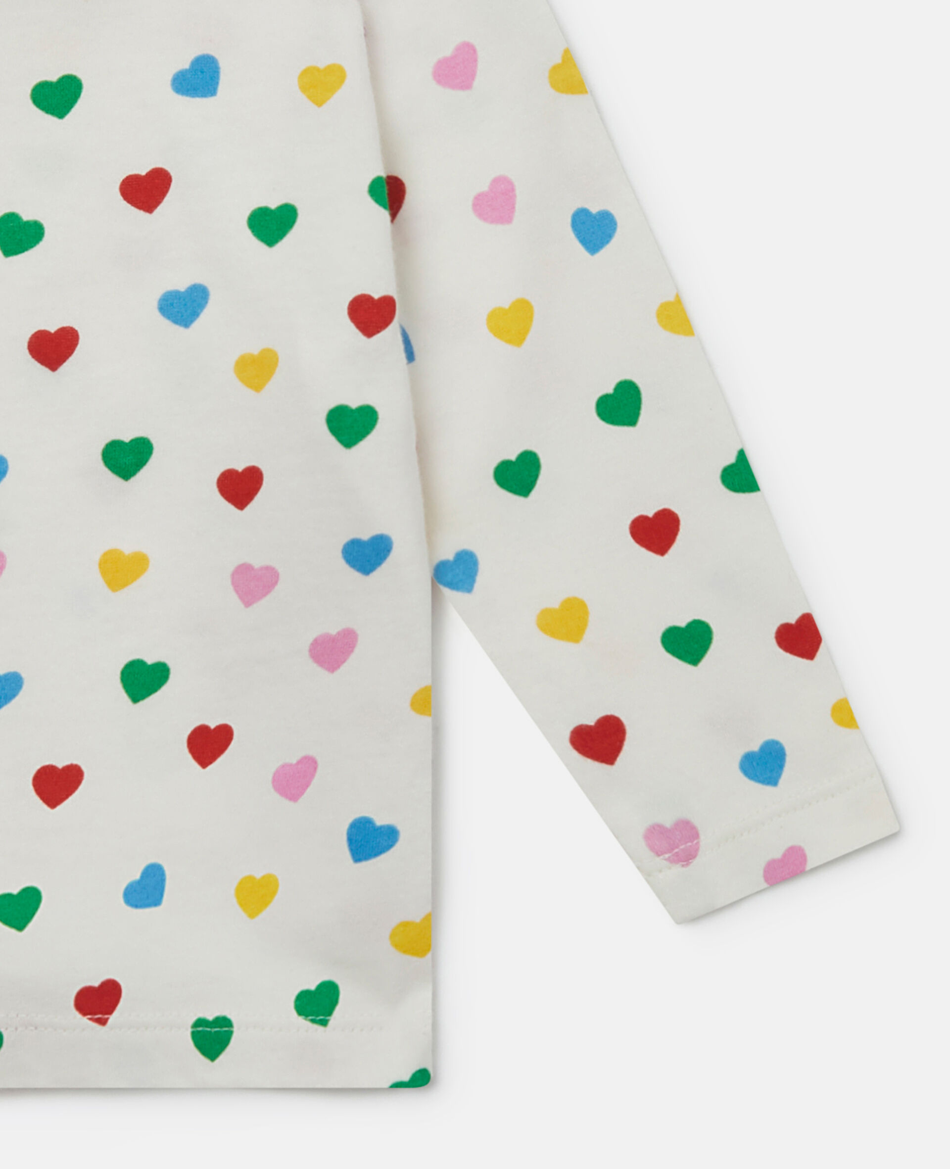 Heart Print Sweatshirt Dress-Multicolour-large Heart Print Sweatshirt Dress-Multicolour-large image number 3