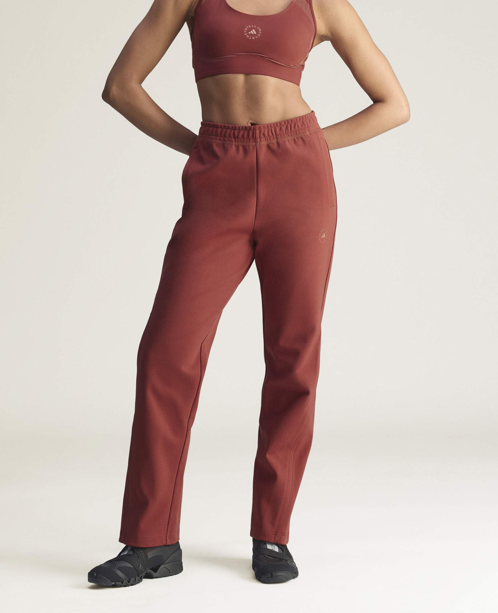 Logo Woven Trackpants-Red-large image number 4