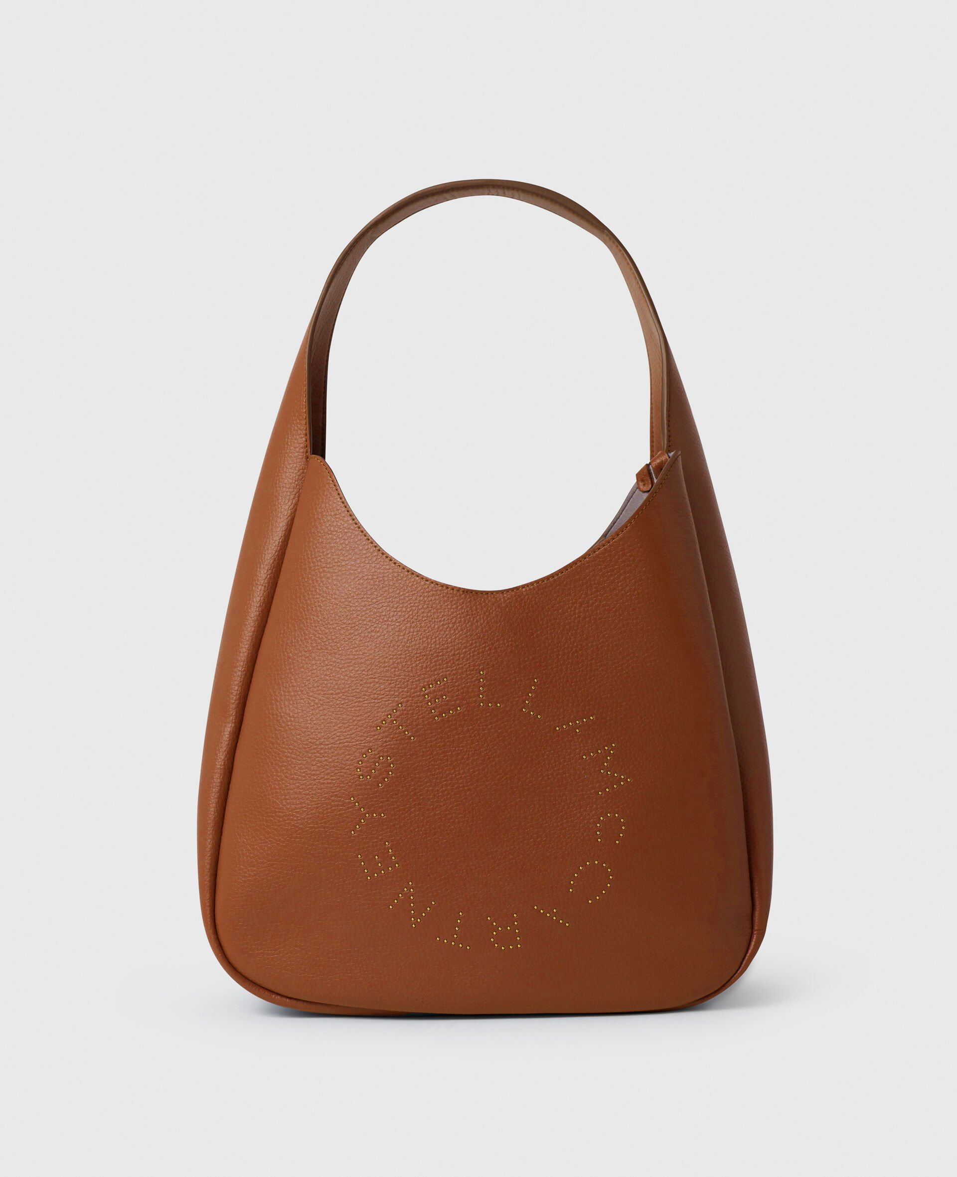 Logo Slouchy Medium Hobo Bag -Red-large image number 0