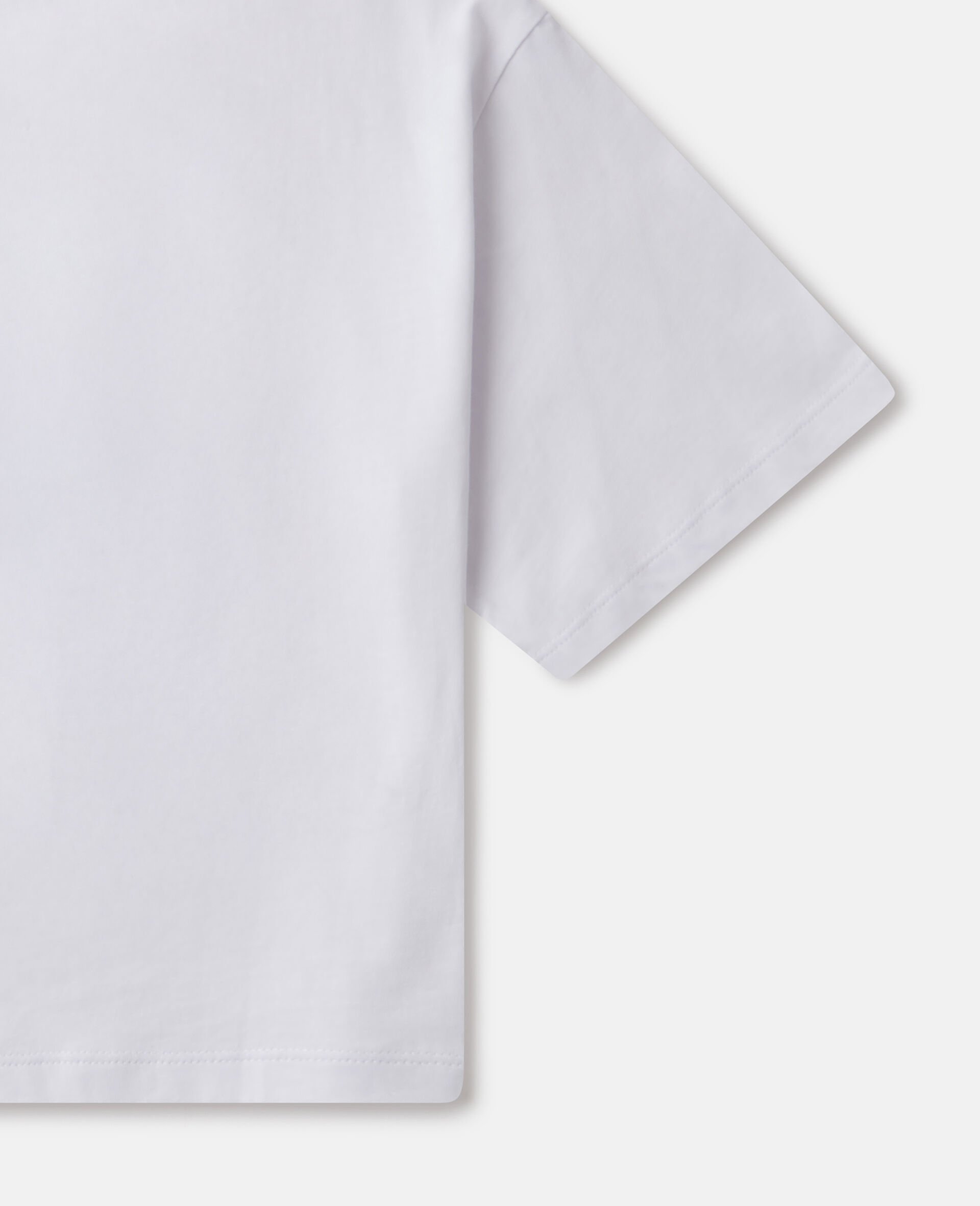 Earth Friends Graphic Cropped T-Shirt-White-large image number 3