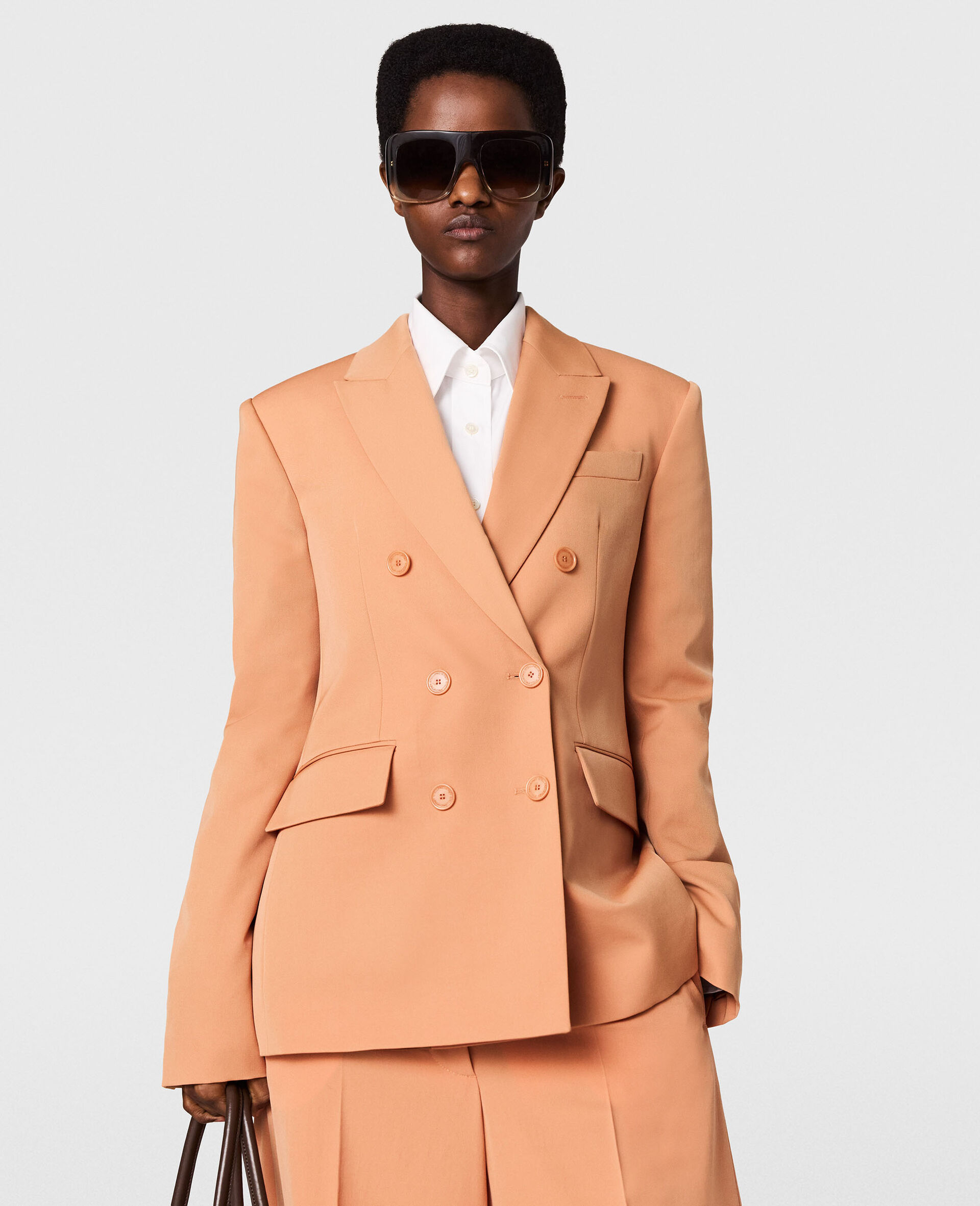 Blazer Doppiopetto -Arancione-medium