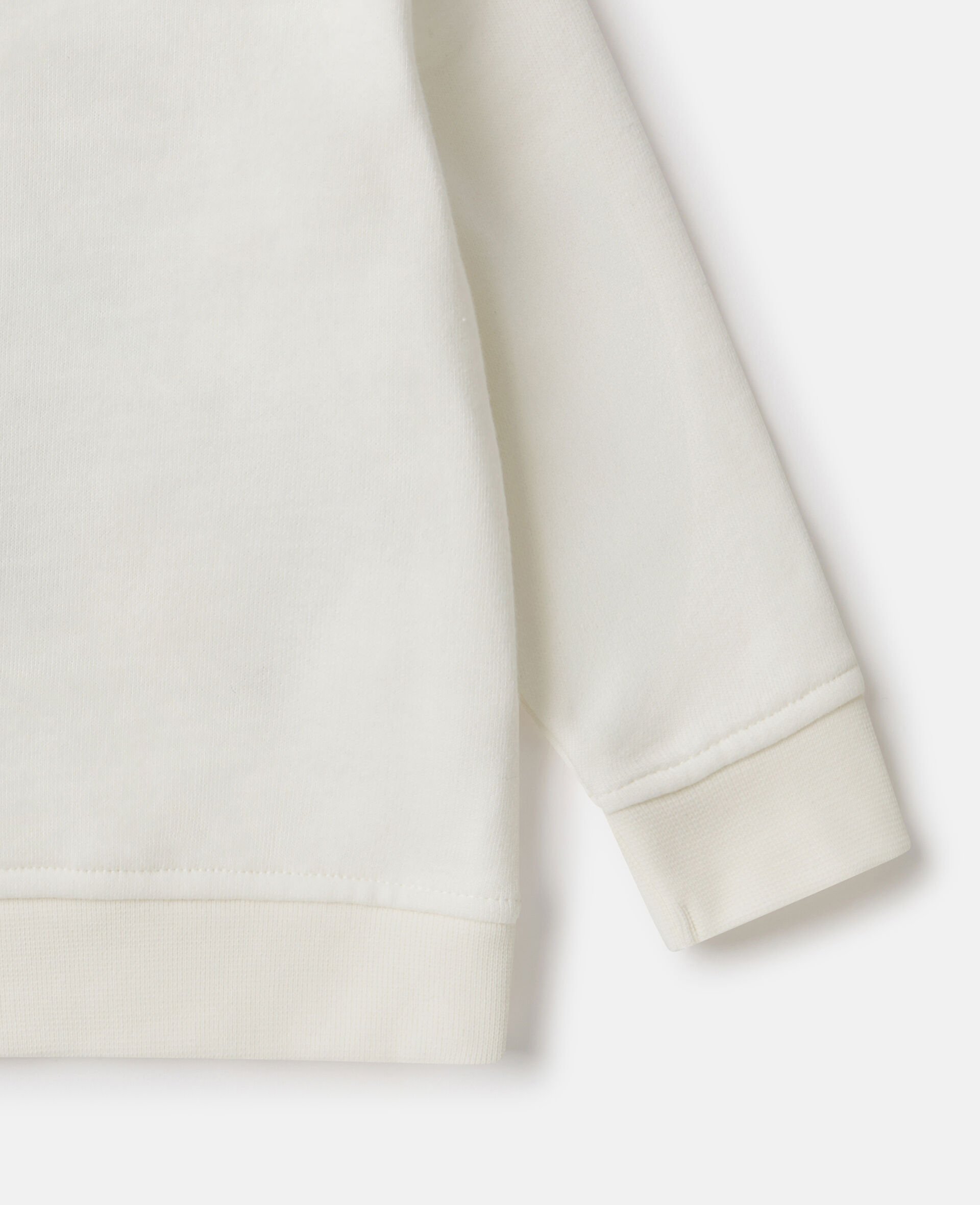 Earth Friends Graphic Crewneck Sweatshirt-White-large image number 3