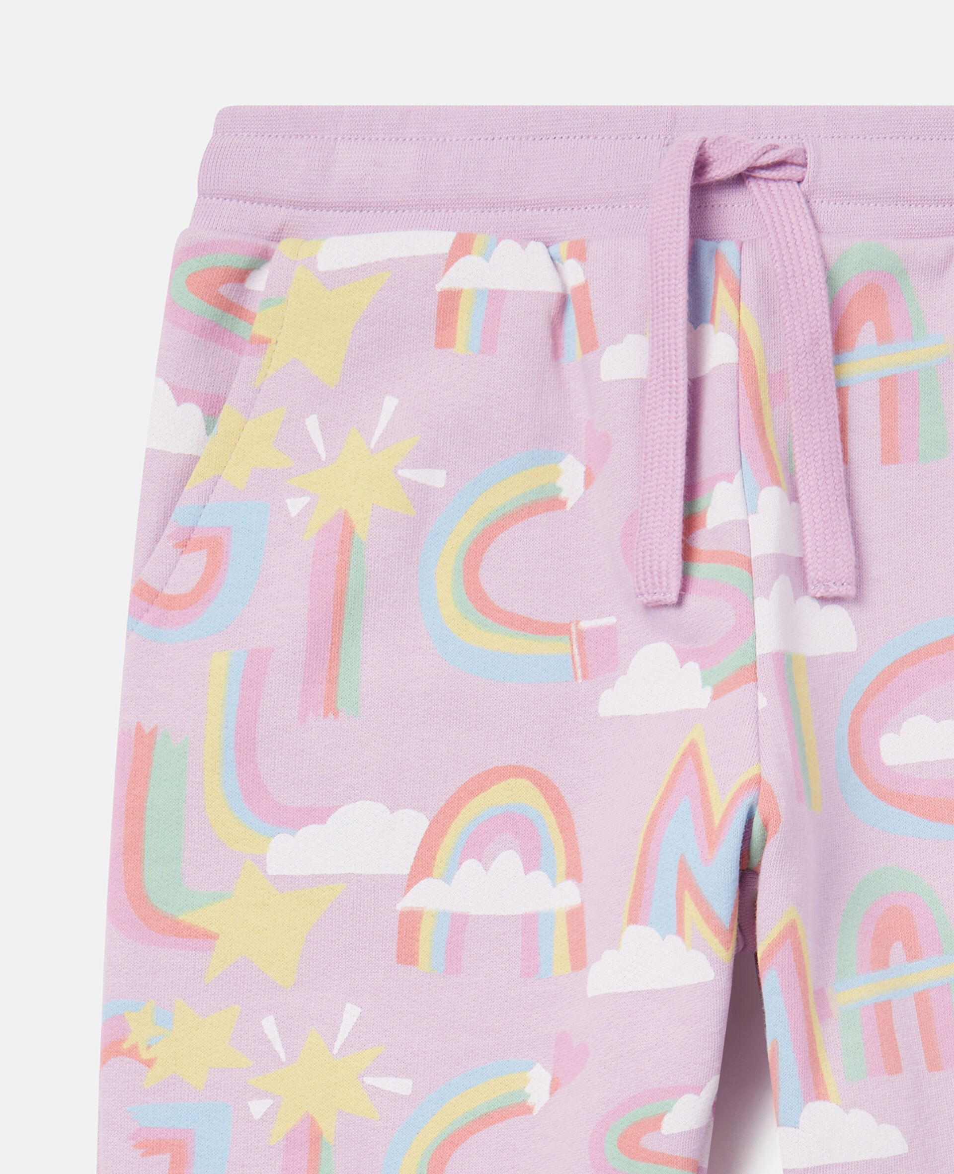 Rainbow Unicorn Cloud Joggers-Purple-large Rainbow Unicorn Cloud Joggers-Purple-large image number 1