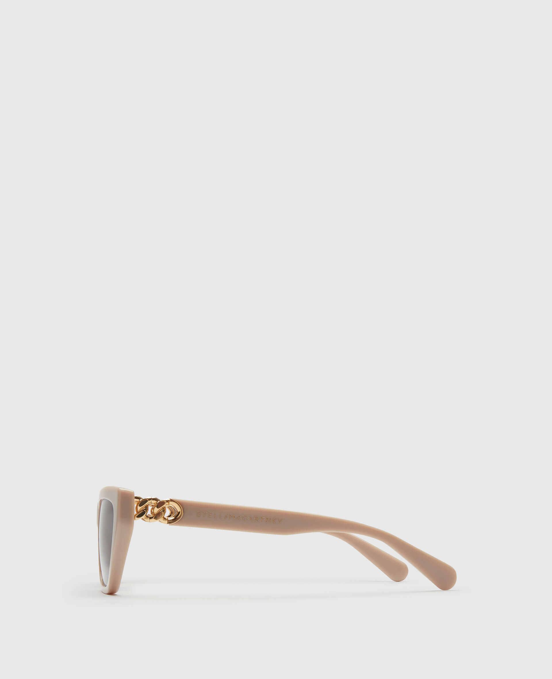 Exaggerated Cat-Eye Sunglasses-Black - Side image