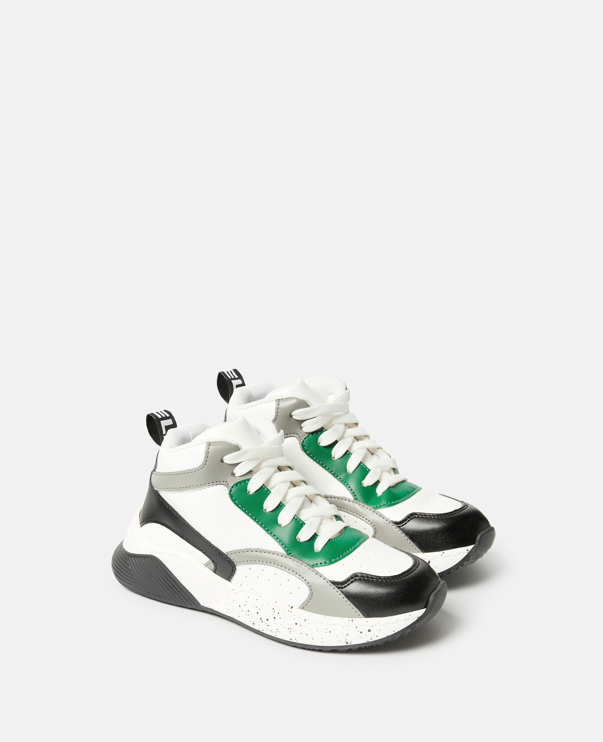 Colourblock Lace-Up Trainers-Multicolour-large image number 1