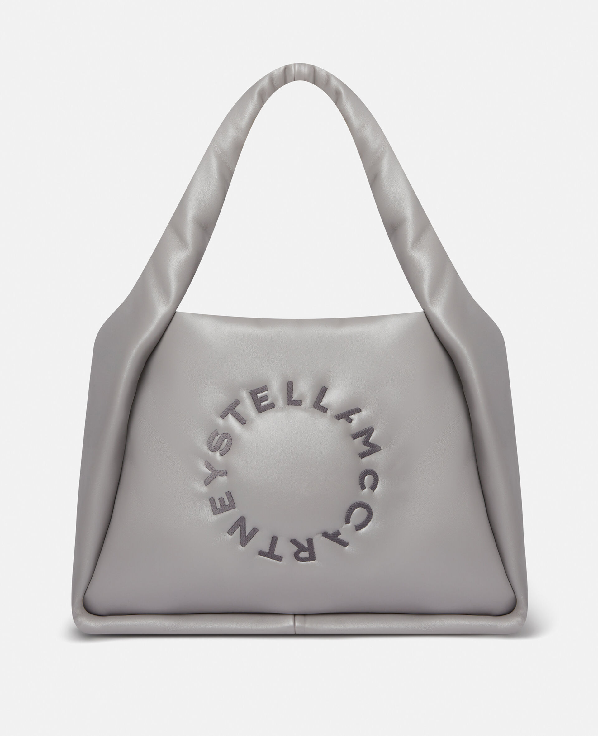 Stella Puffy Tote Bag-Grey-large image number 0