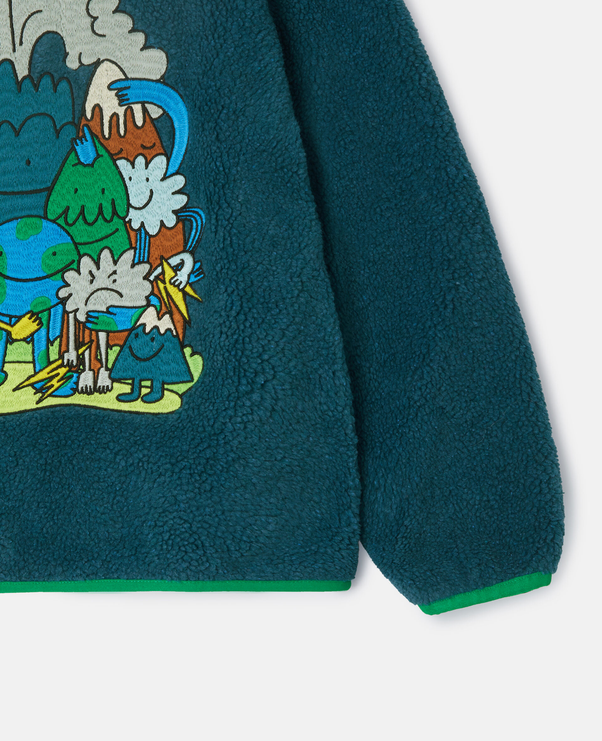 Earth Friends Graphic Fleece-Blue-large Earth Friends Graphic Fleece-Blue-large image number 3