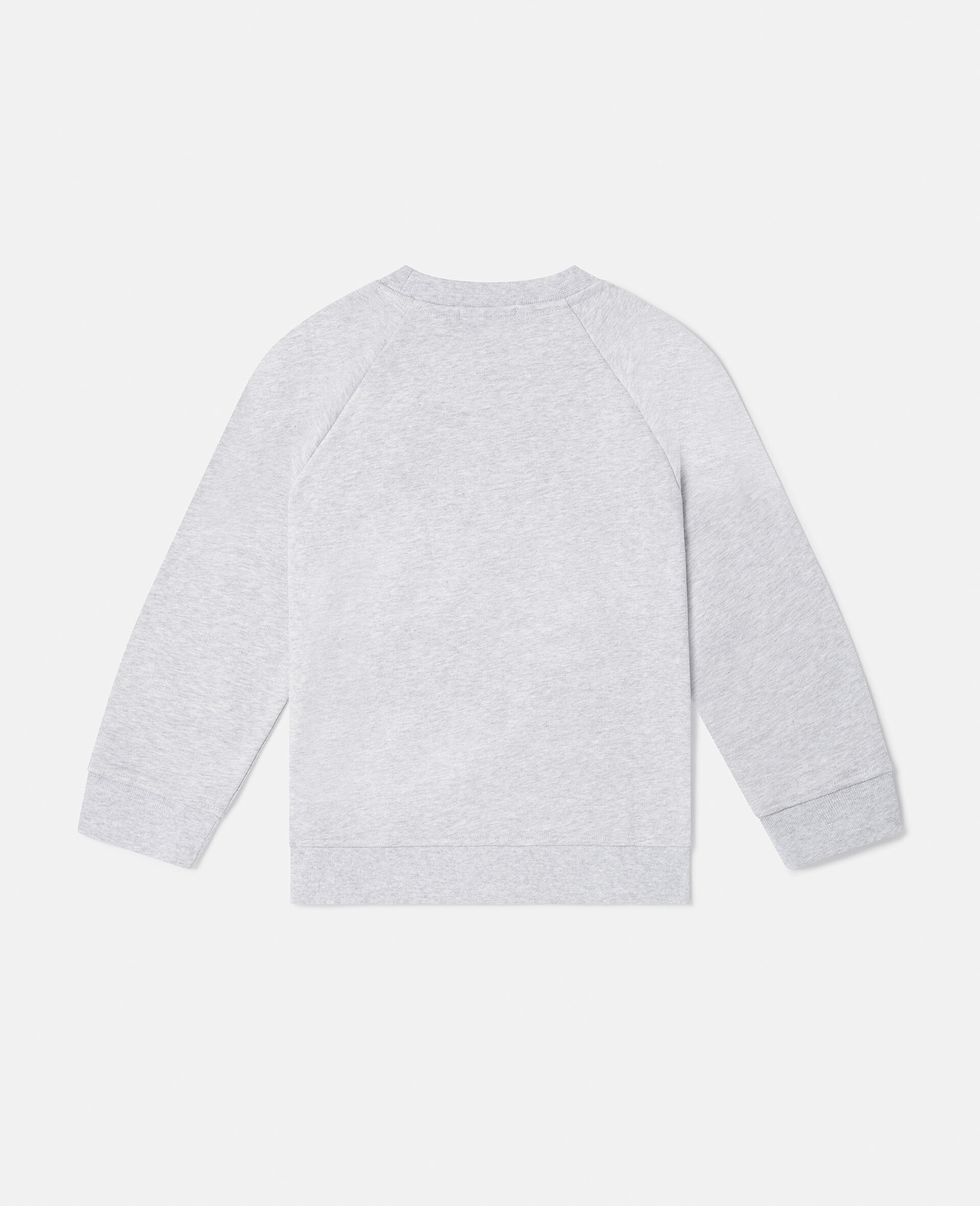 'S' Patchwork Embroidery Sweatshirt-Grey-large image number 2