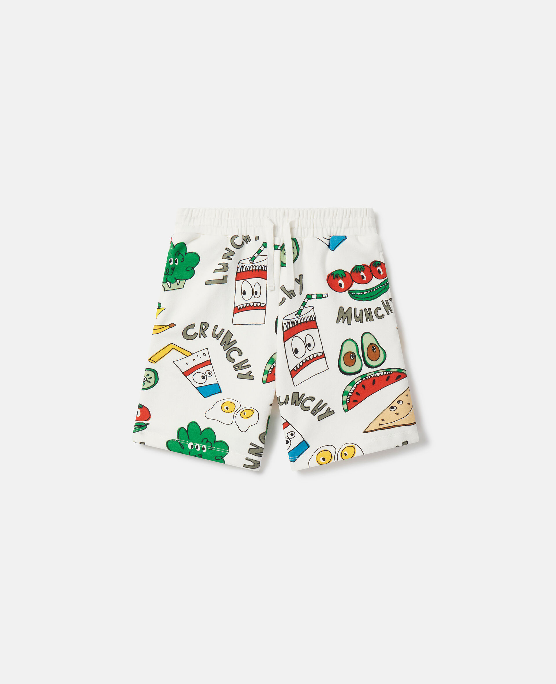 Crunchy Lunchy Print Shorts-Multicoloured-large image number 0