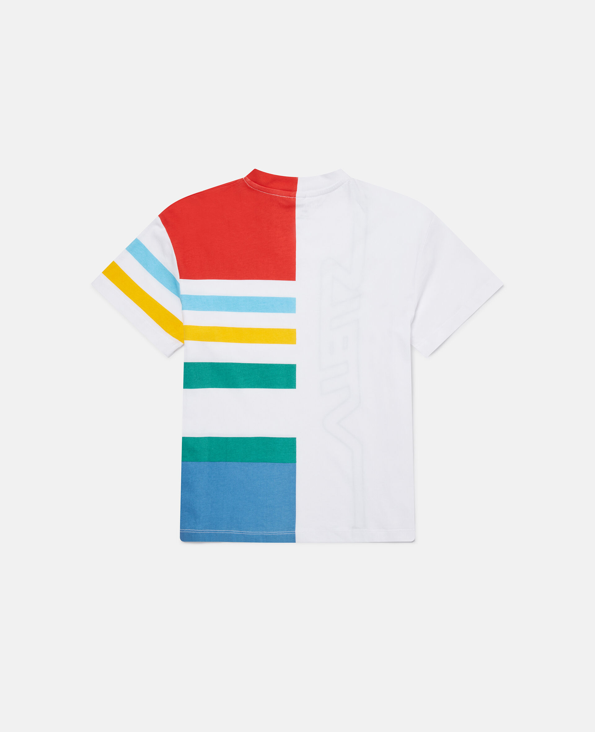 Varsity Logo Graphic T-Shirt-White-large image number 2