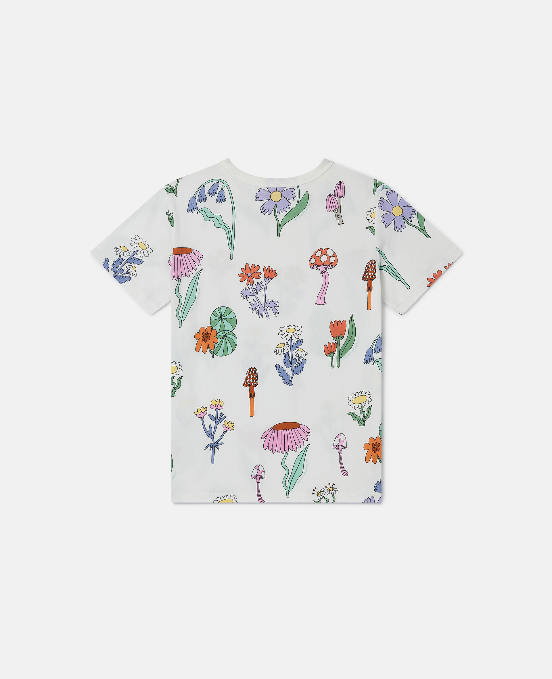 Woodland Print Crewneck T-Shirt-White-large image number 2