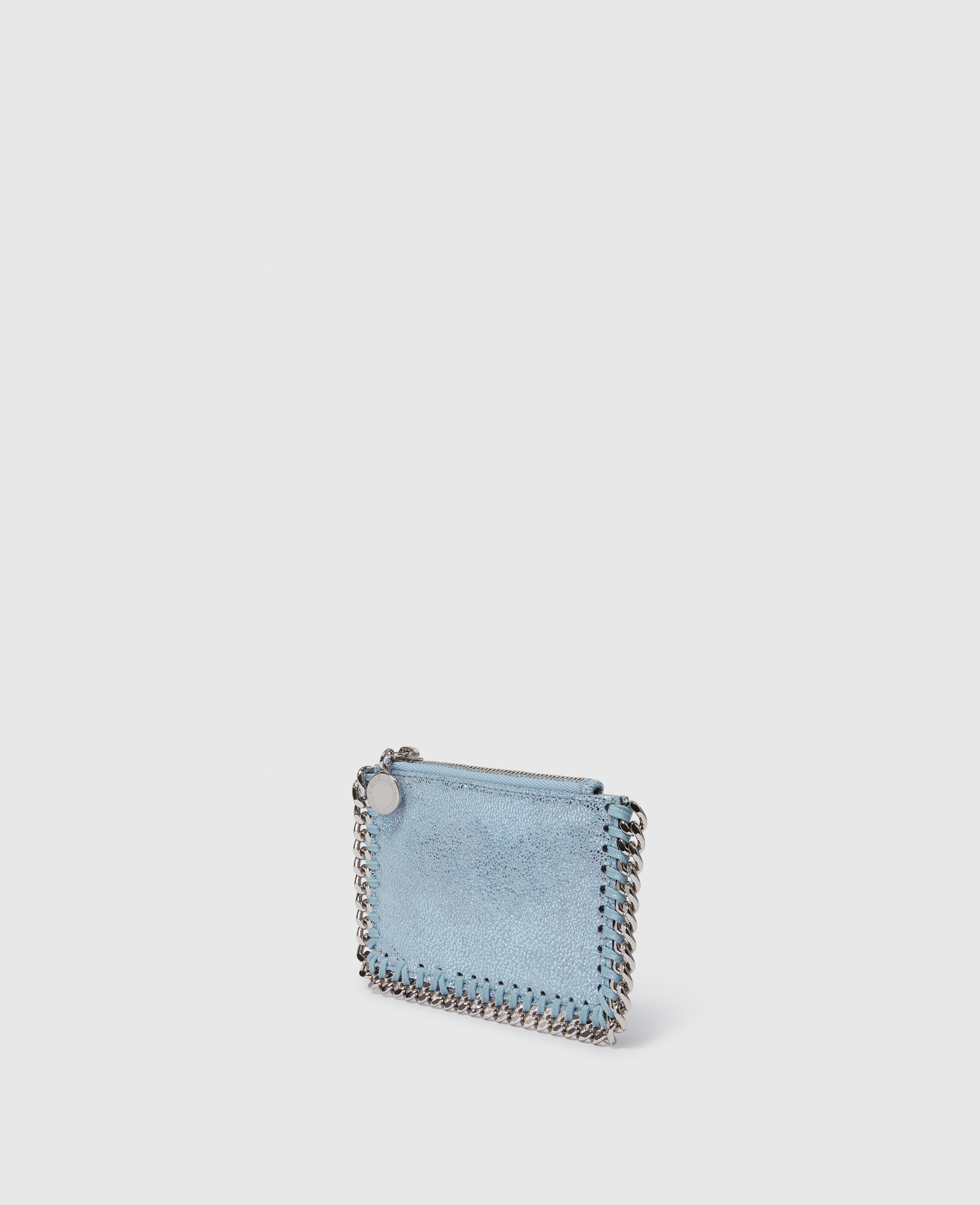 Stella McCartney Black Metallic Stars Small Wallet
