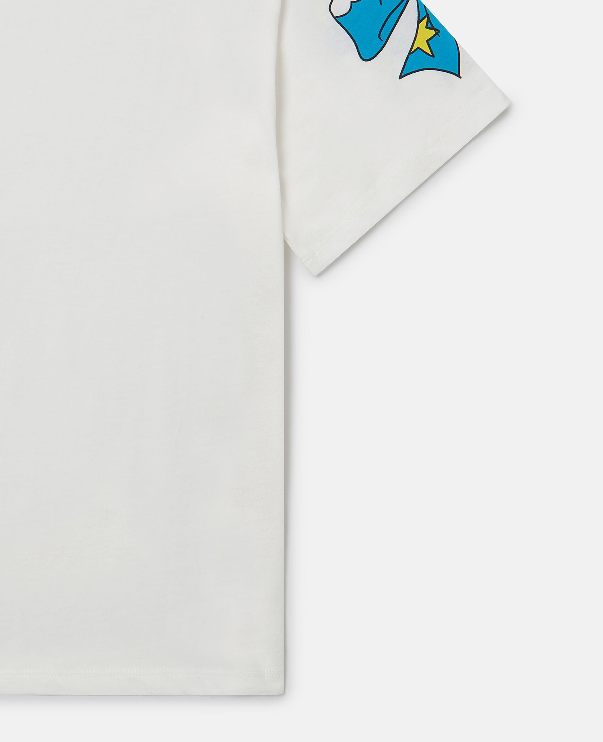 T-Shirt mit Schleifen-Print-Weiß-large image number 3