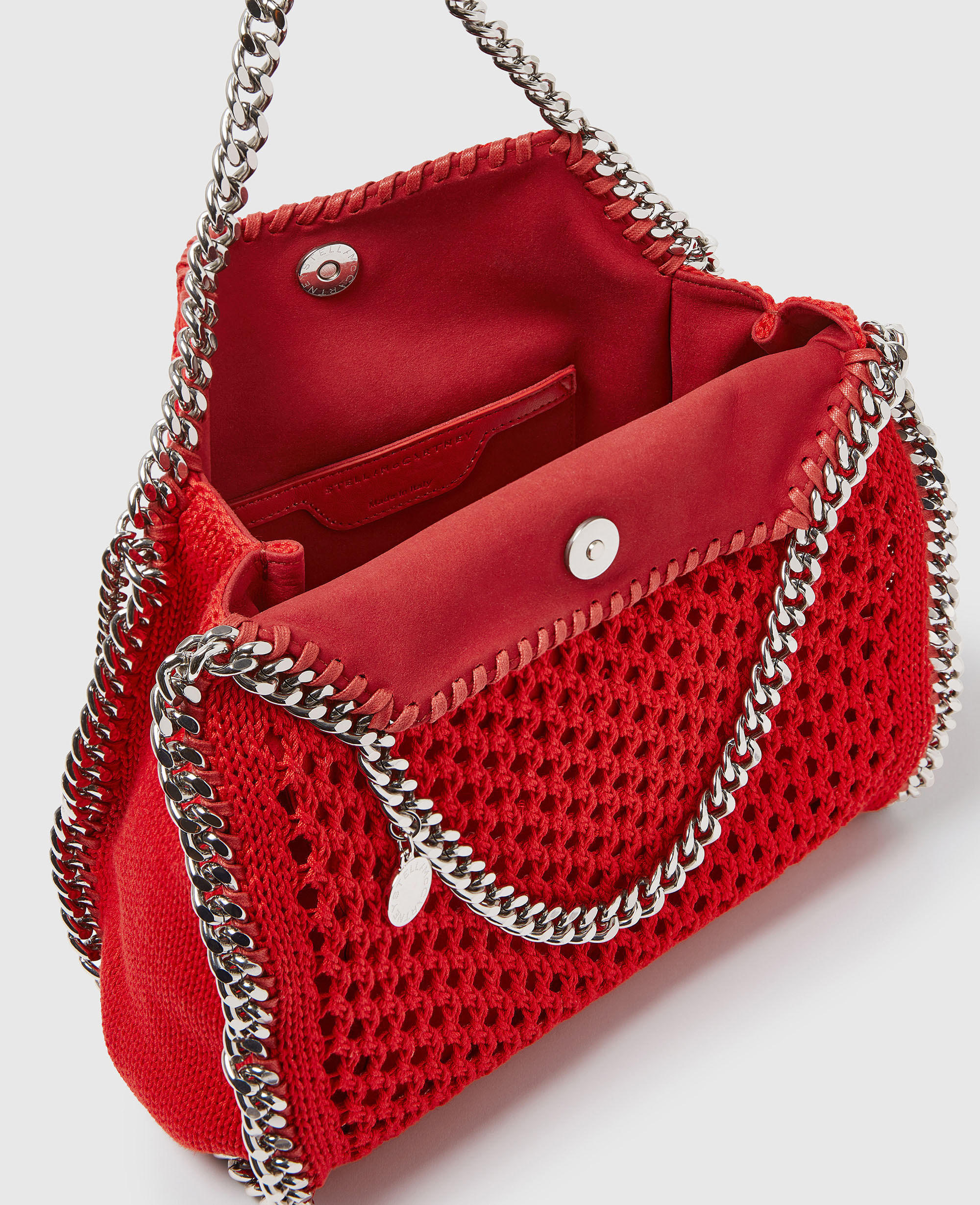 Women Lipstick red ファラベラ ミニ メッシュ トートバッグ | Stella