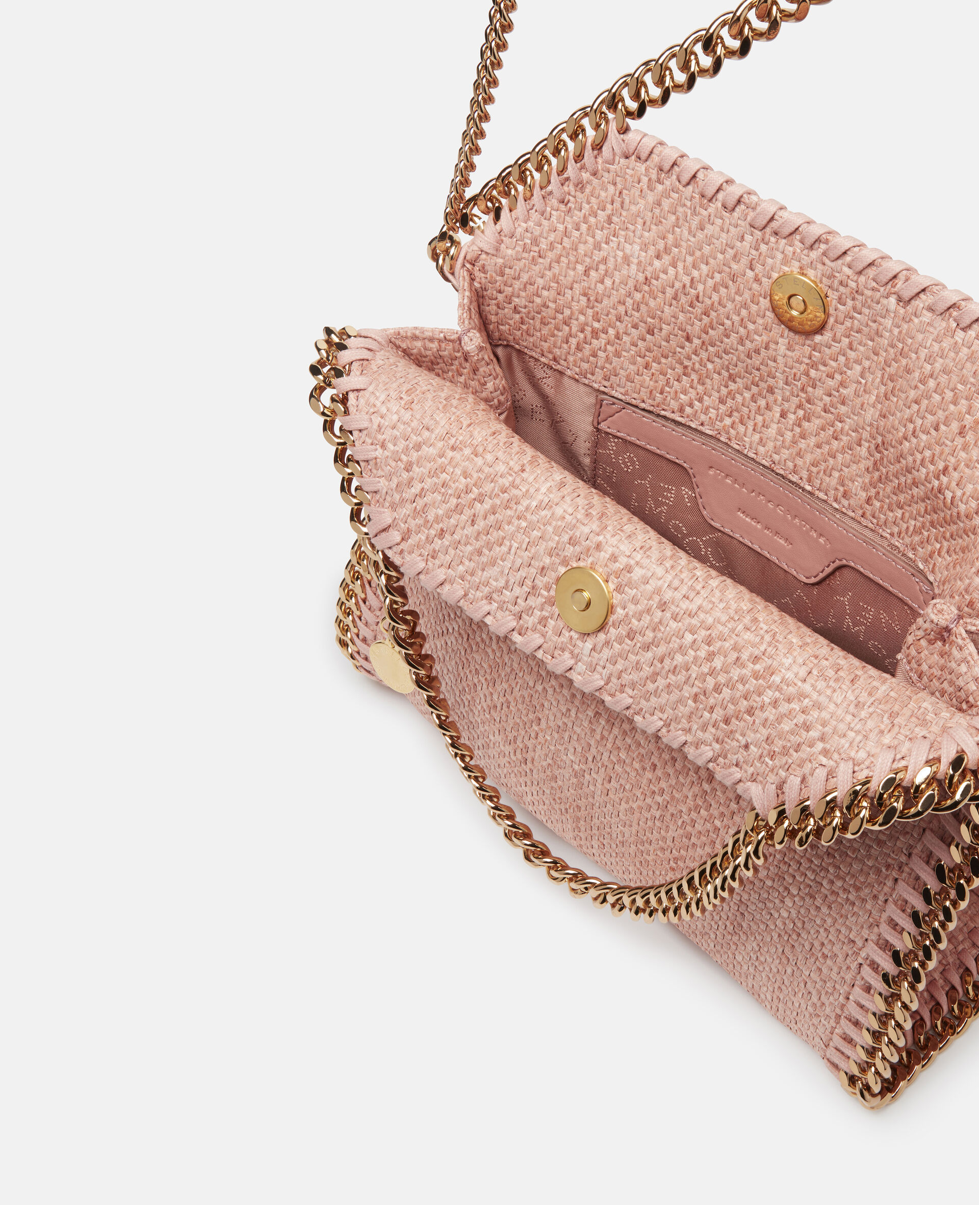 Falabella Mini Woven Raffia Tote-Blue-large image number 3