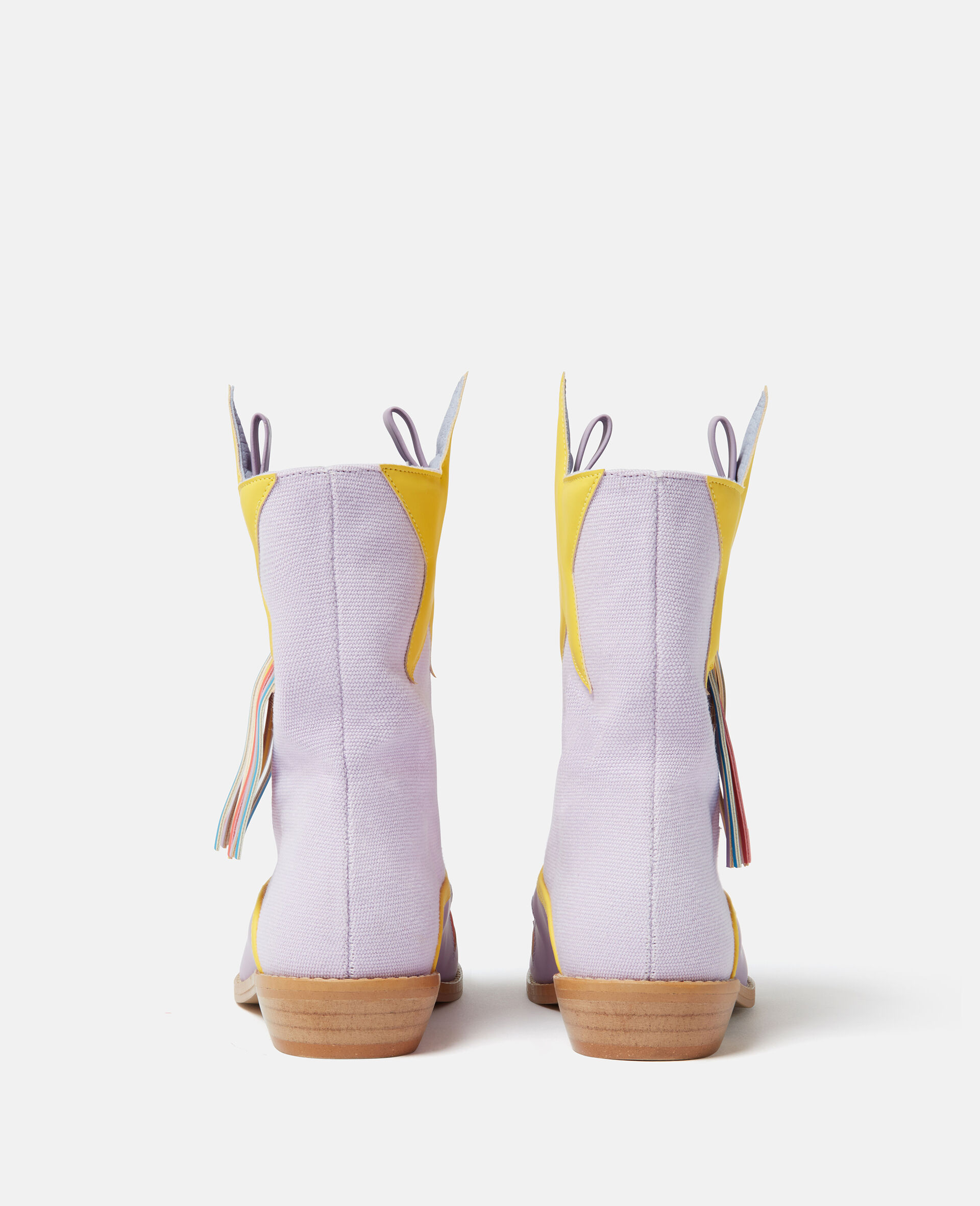 Star Pattern Western Boots-Multicoloured-large Star Pattern Western Boots-Multicoloured-large image number 2